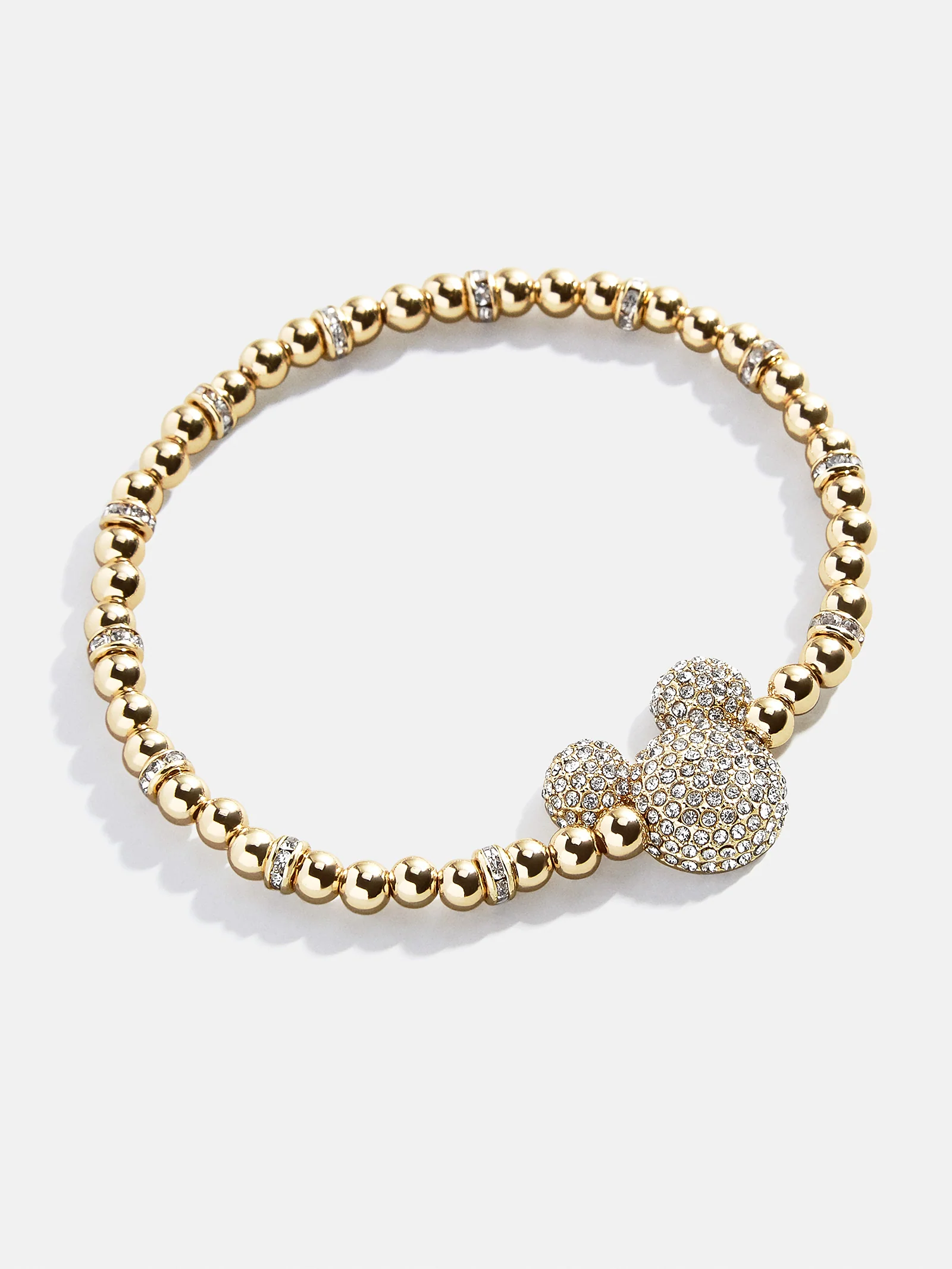 Mickey Mouse Disney Pavé Bracelet - Gold/Pavé - Image 3