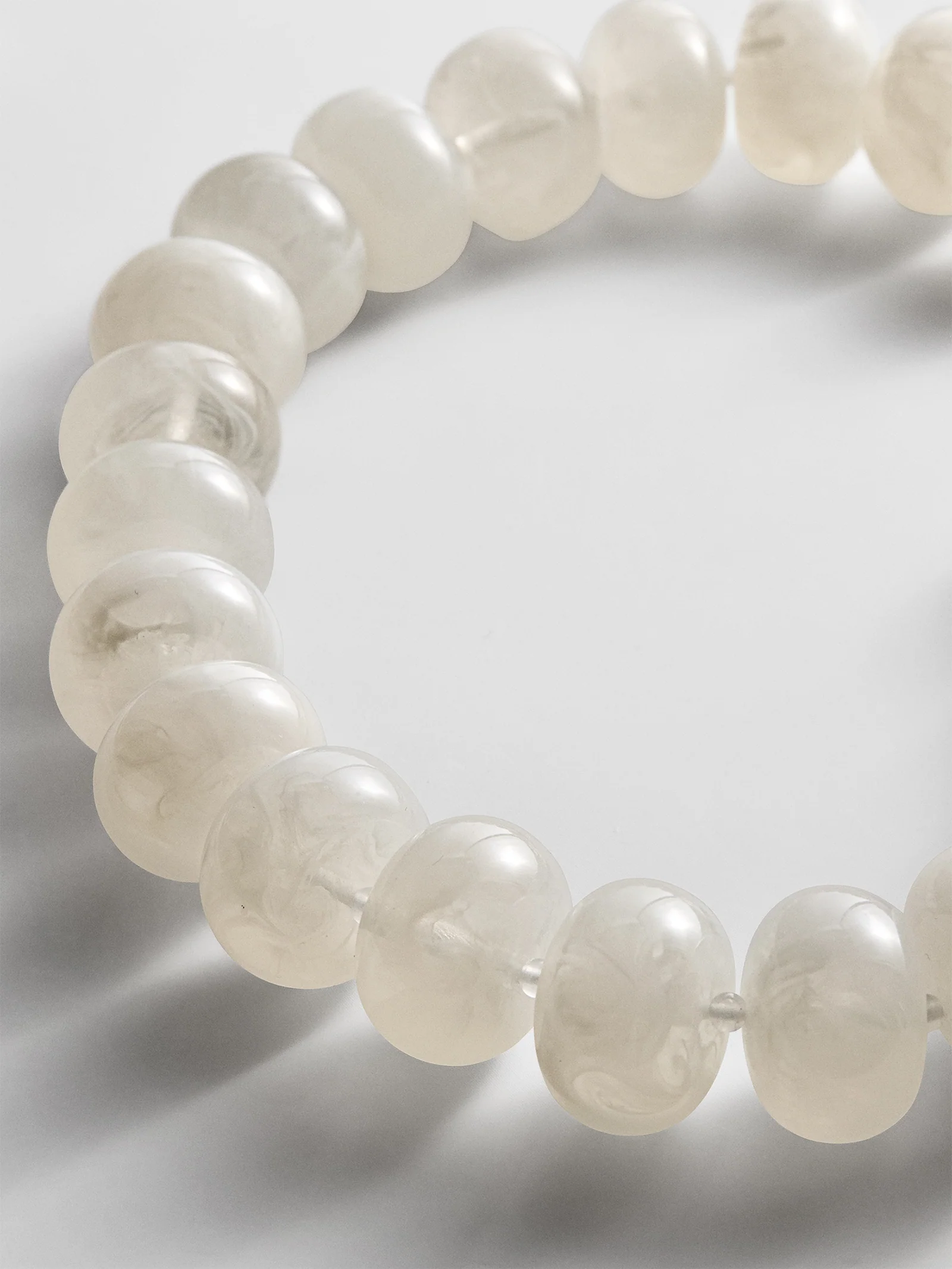 Joan Semi-Precious Necklace - White - Image 3