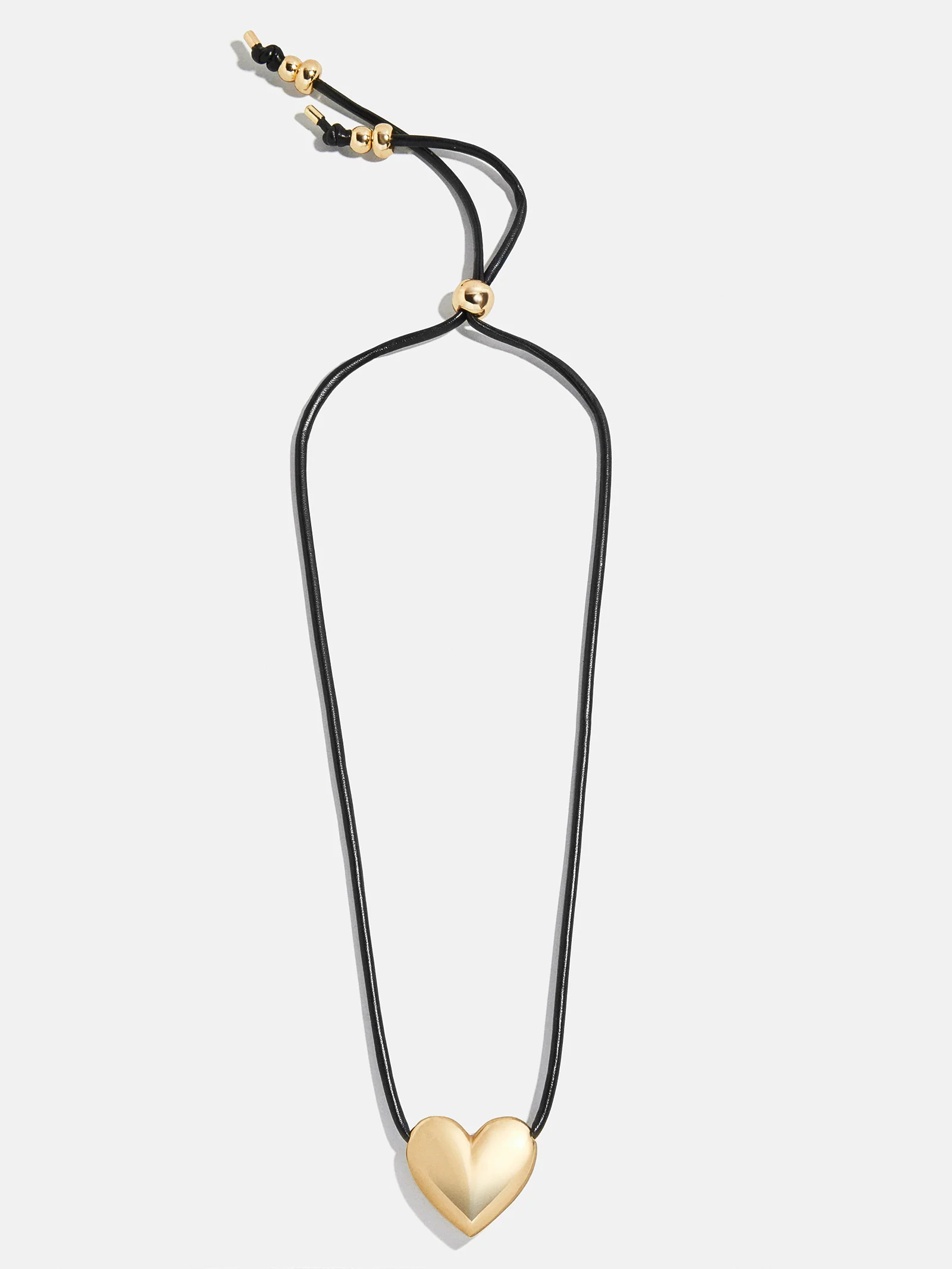 Millie Bubble Heart Cord Necklace - Gold - Image 3