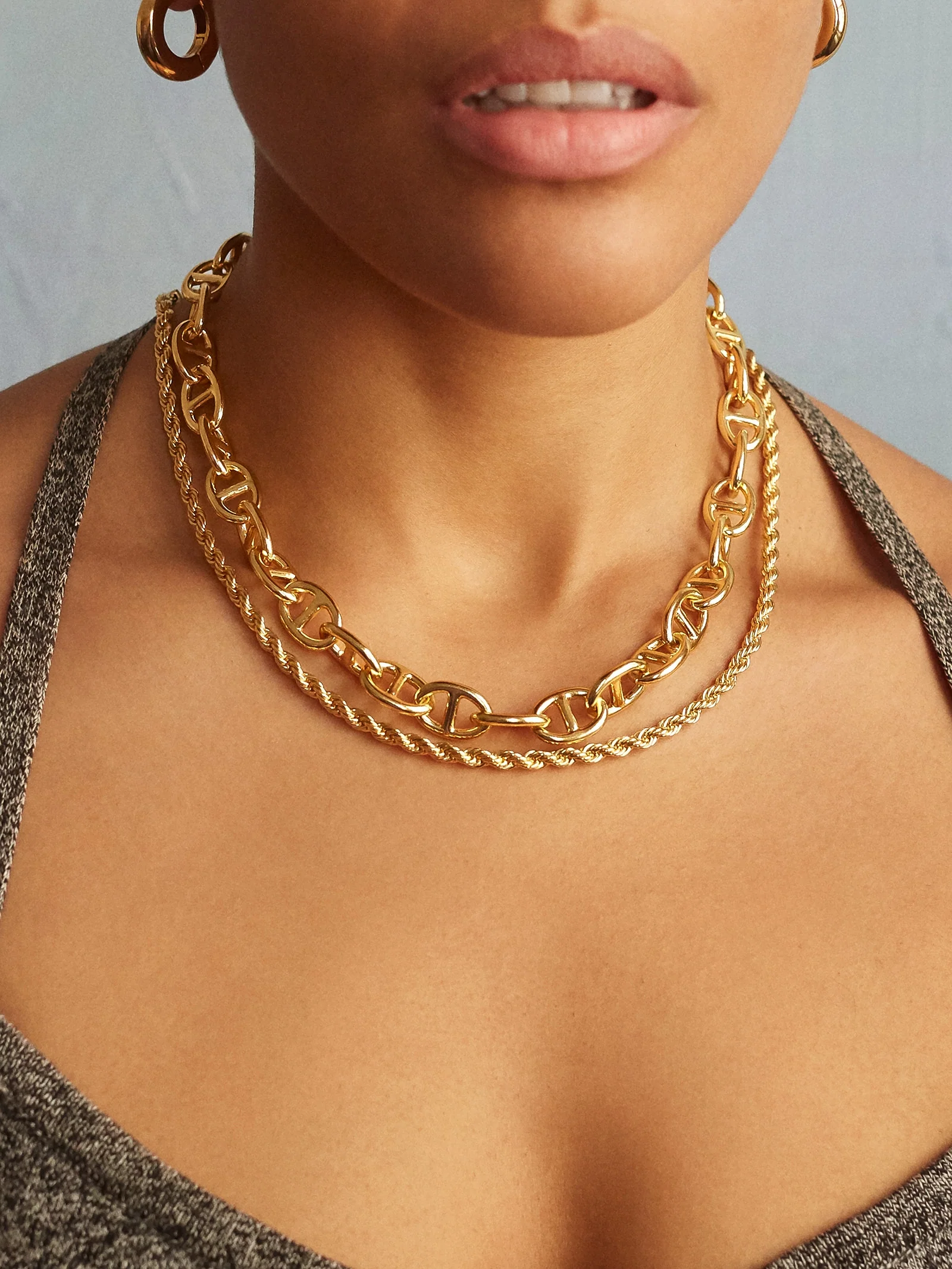 Mini Petra Necklace - Gold - Image 2