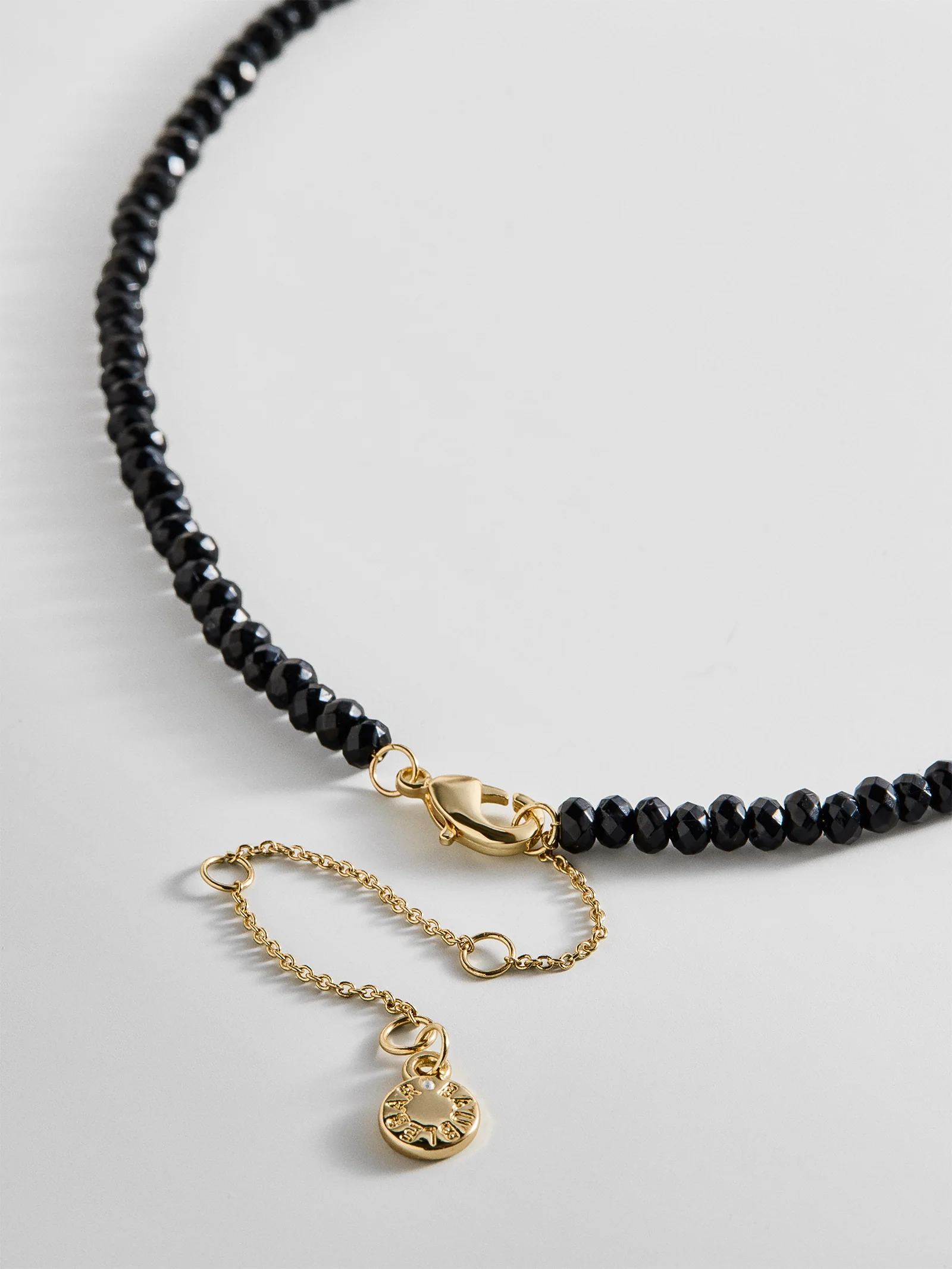 Mini Semi-Precious Custom Necklace - Onyx - Image 4