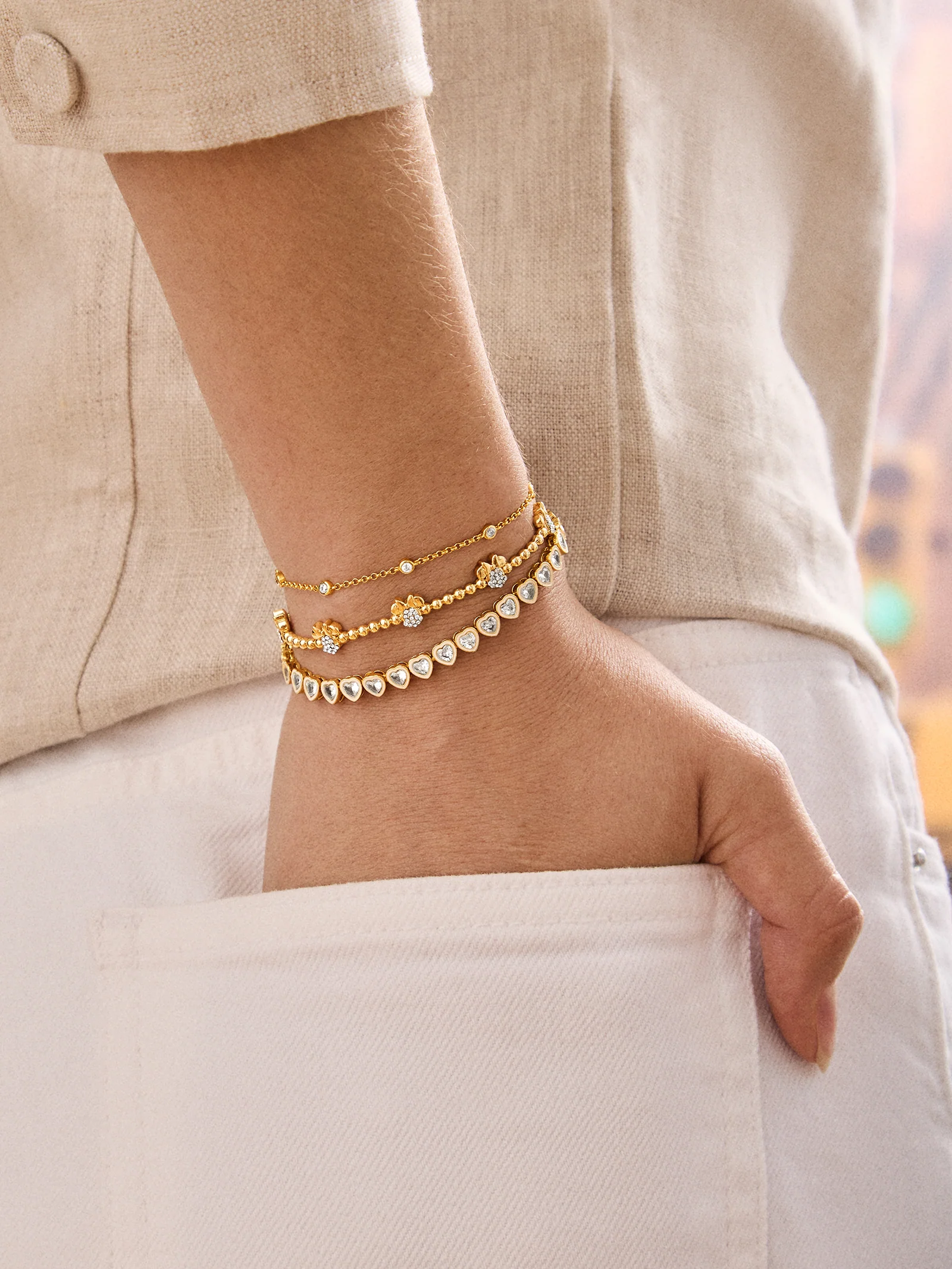 Minnie Mouse Disney Pavé Cuff Bracelet - Minnie Mouse - Image 2