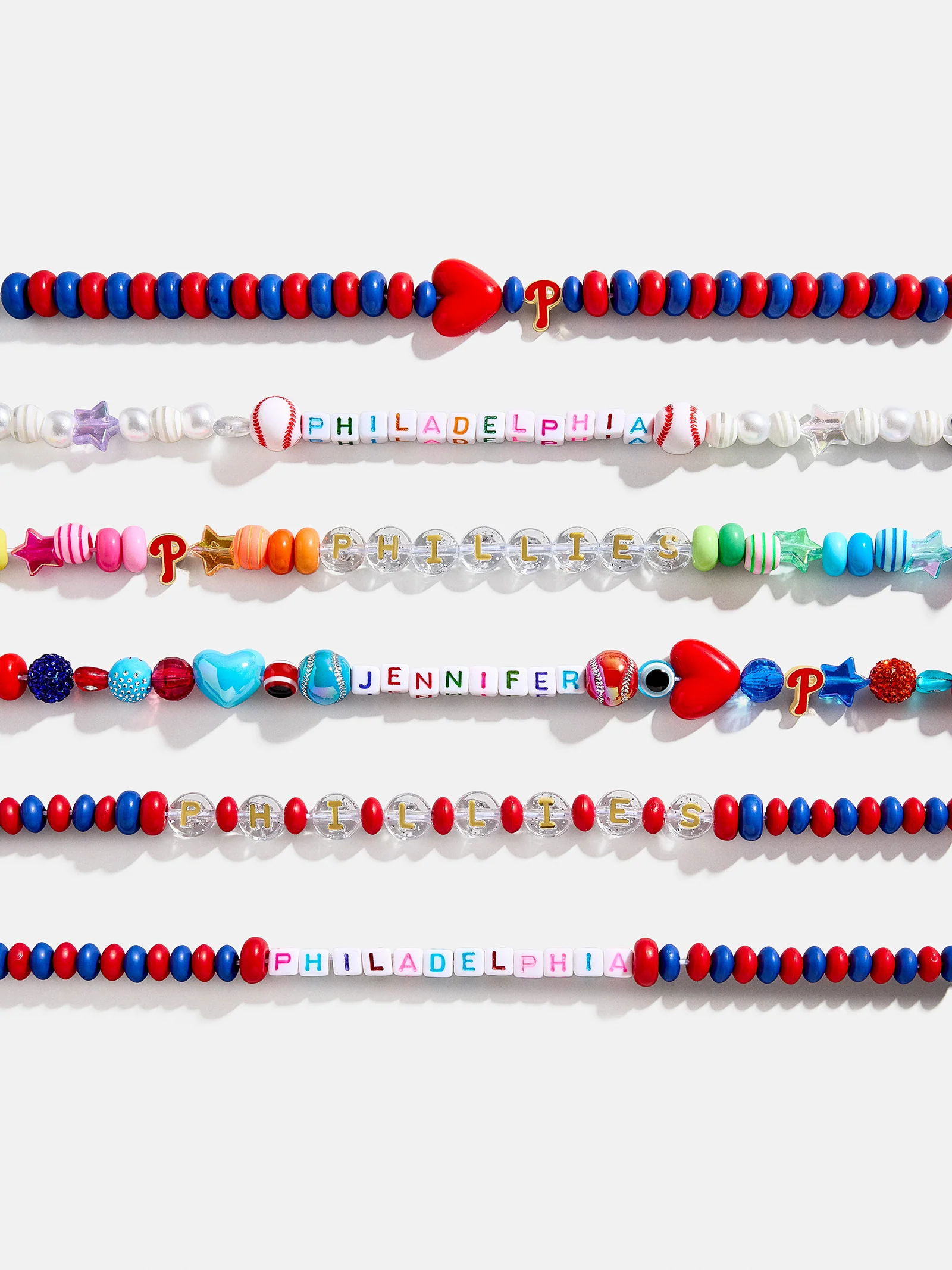 MLB Bracelet Bead Kit - Philadelphia Phillies - Image 2