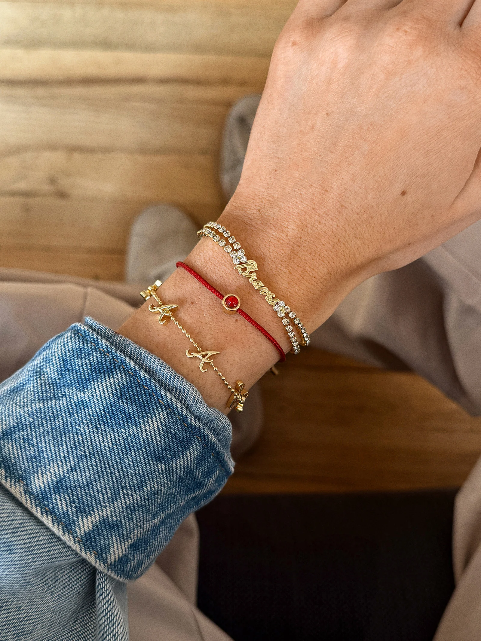 MLB Bracelet Set - Atlanta Braves - Image 2