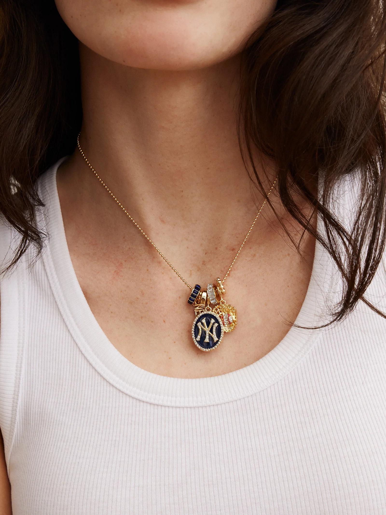 MLB Charm Necklace - New York Yankees - Image 2