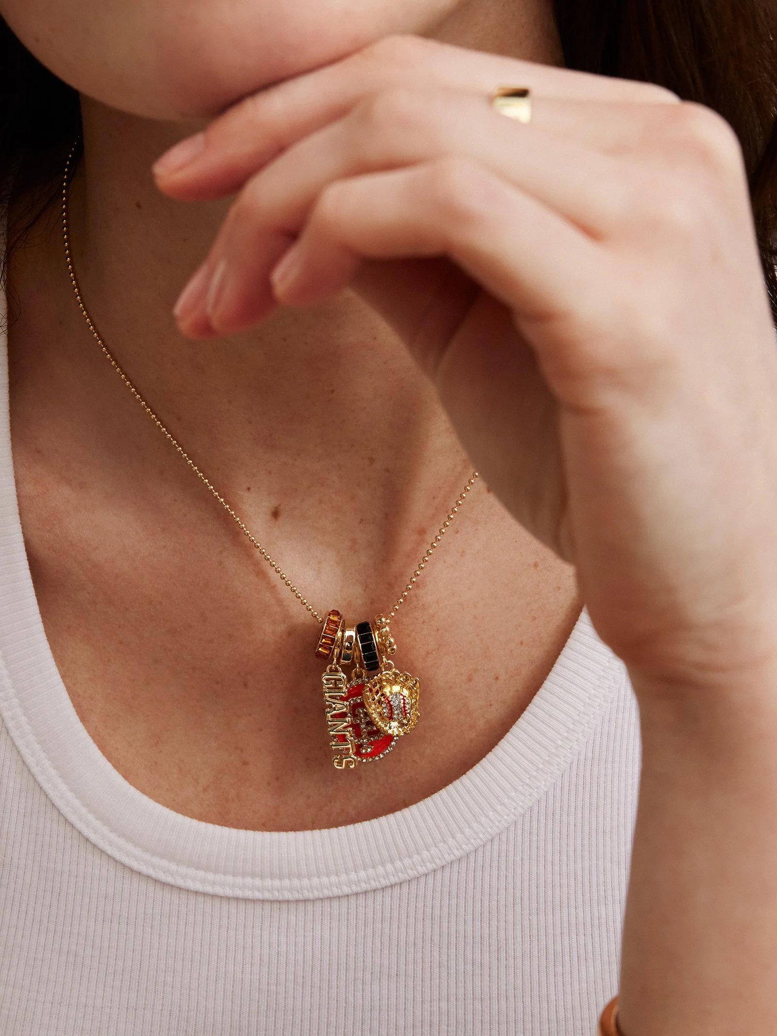 MLB Charm Necklace - San Francisco Giants - Image 2