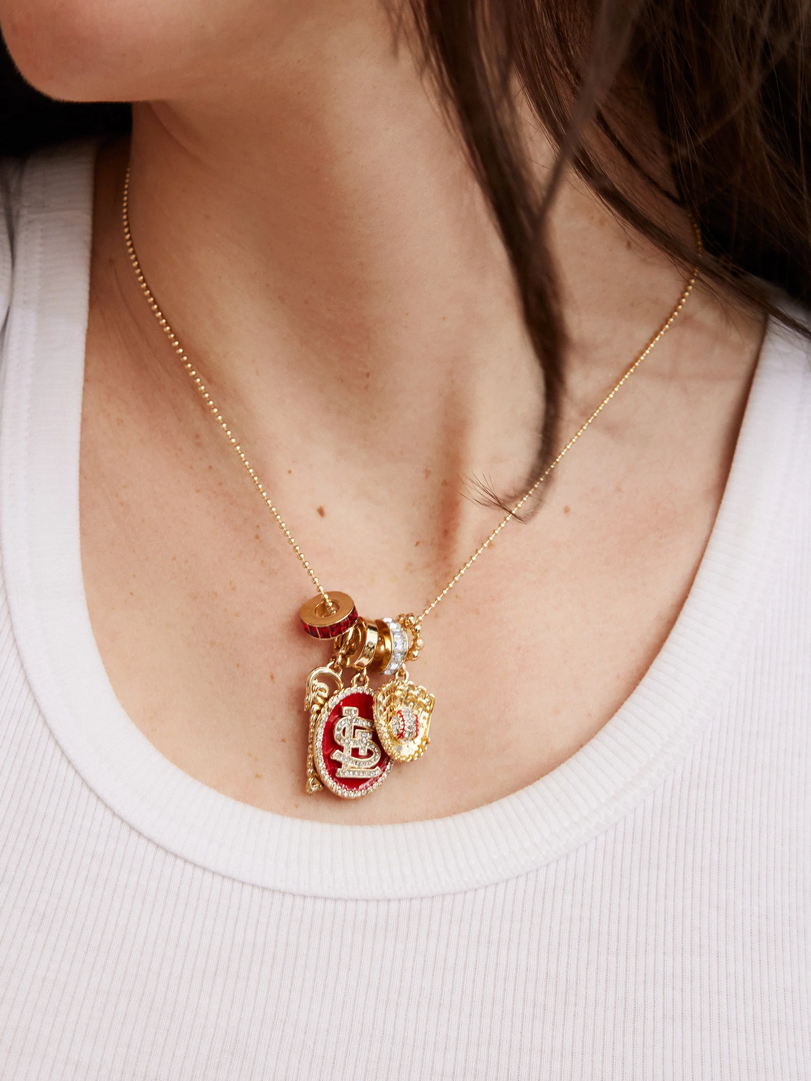 MLB Charm Necklace - St. Louis Cardinals - Image 2