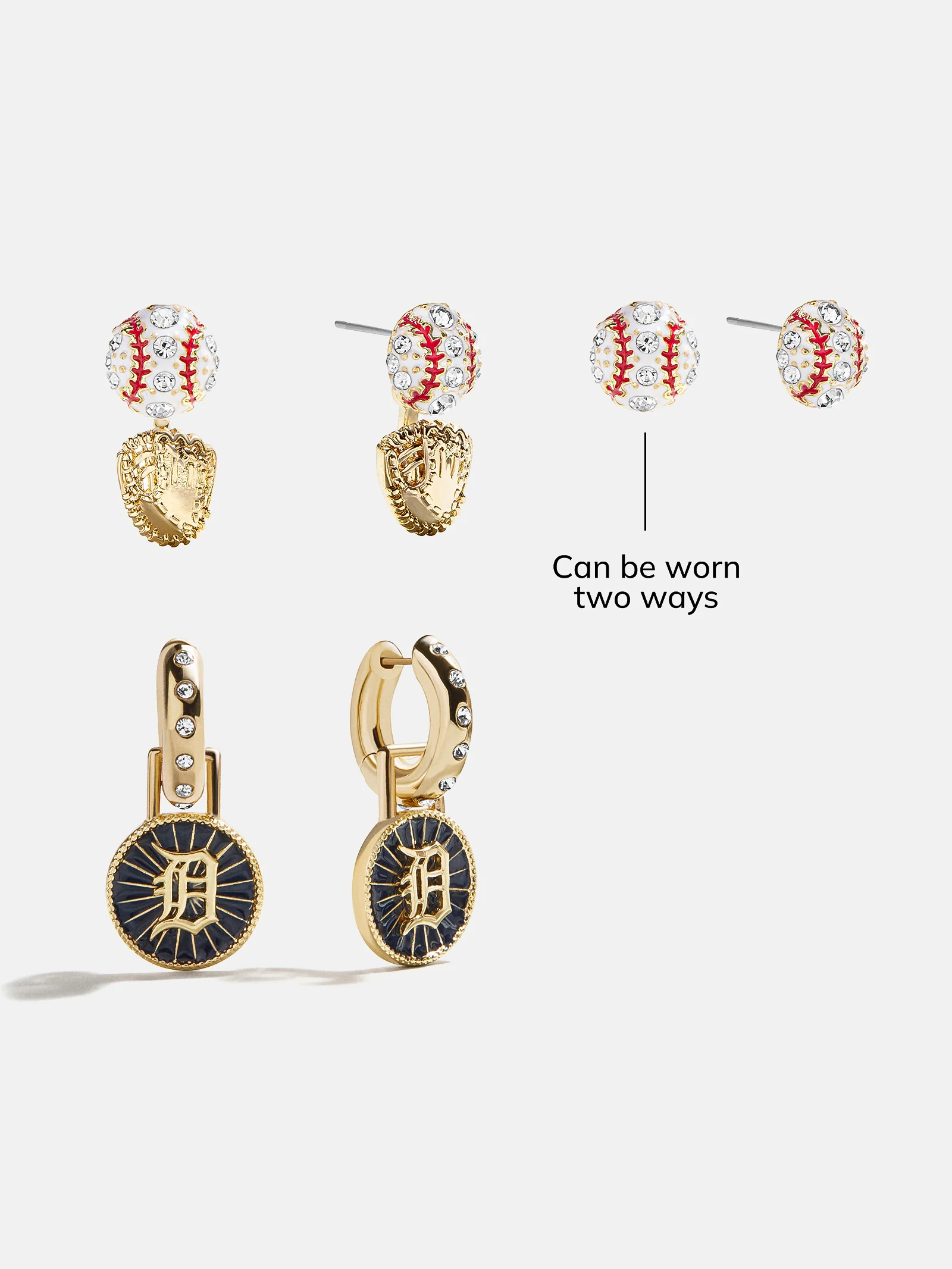 MLB Hoop Earring Set - Detroit Tigers - Image 4