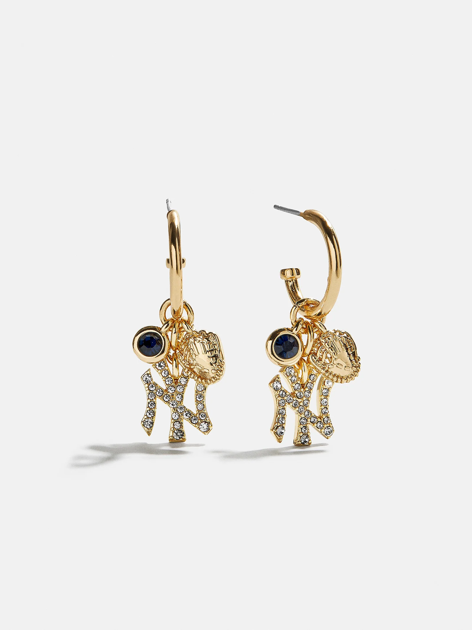 MLB Charm Earrings - New York Yankees - Image 3