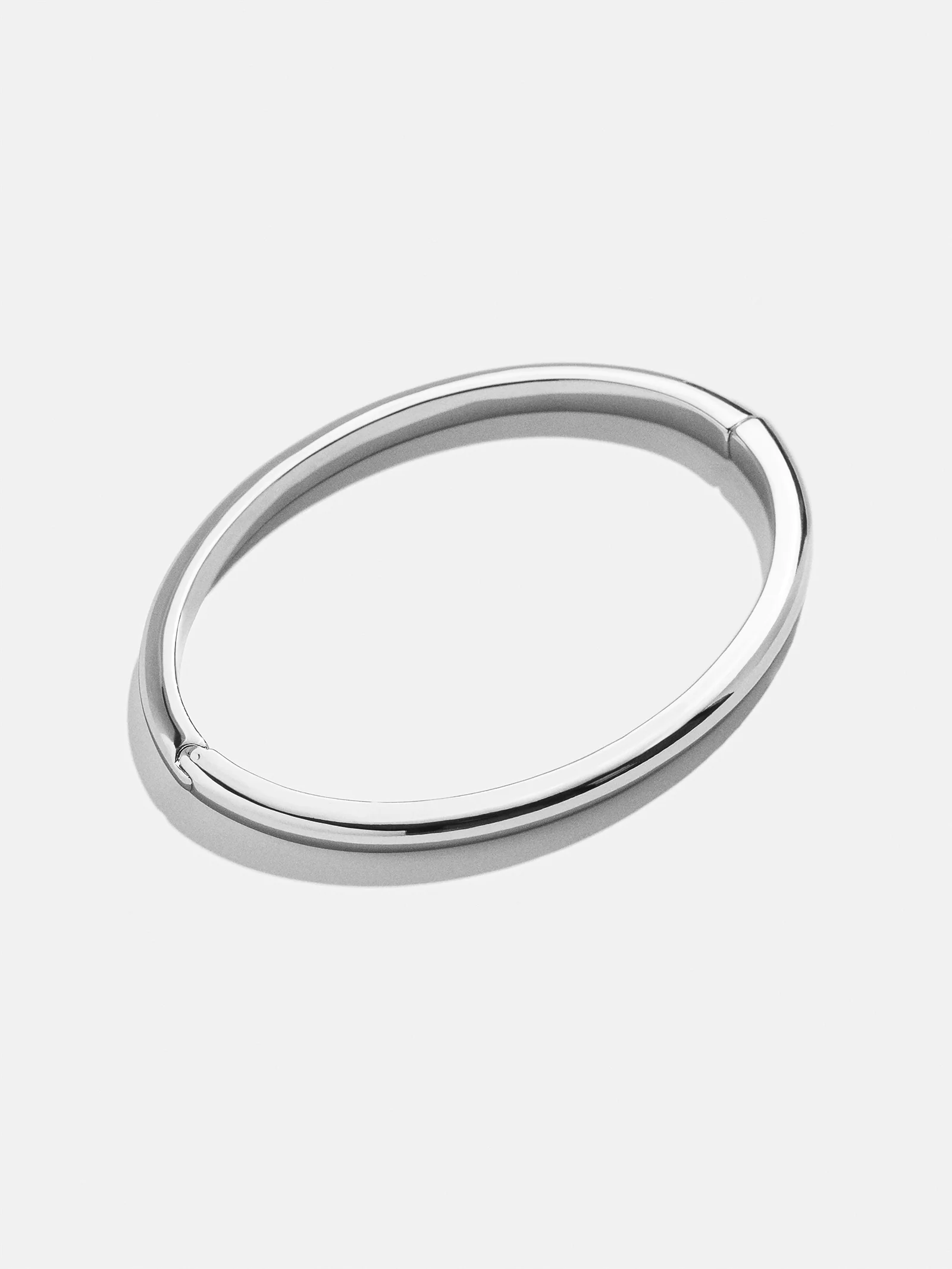 Nadia Classic Hinge Bangle - Classic Thin Silver - Image 3