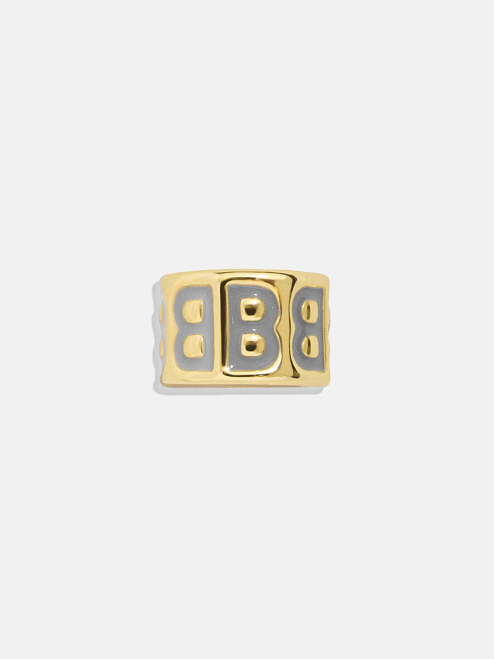 Neutral Initial 360 Spinner Charm - B