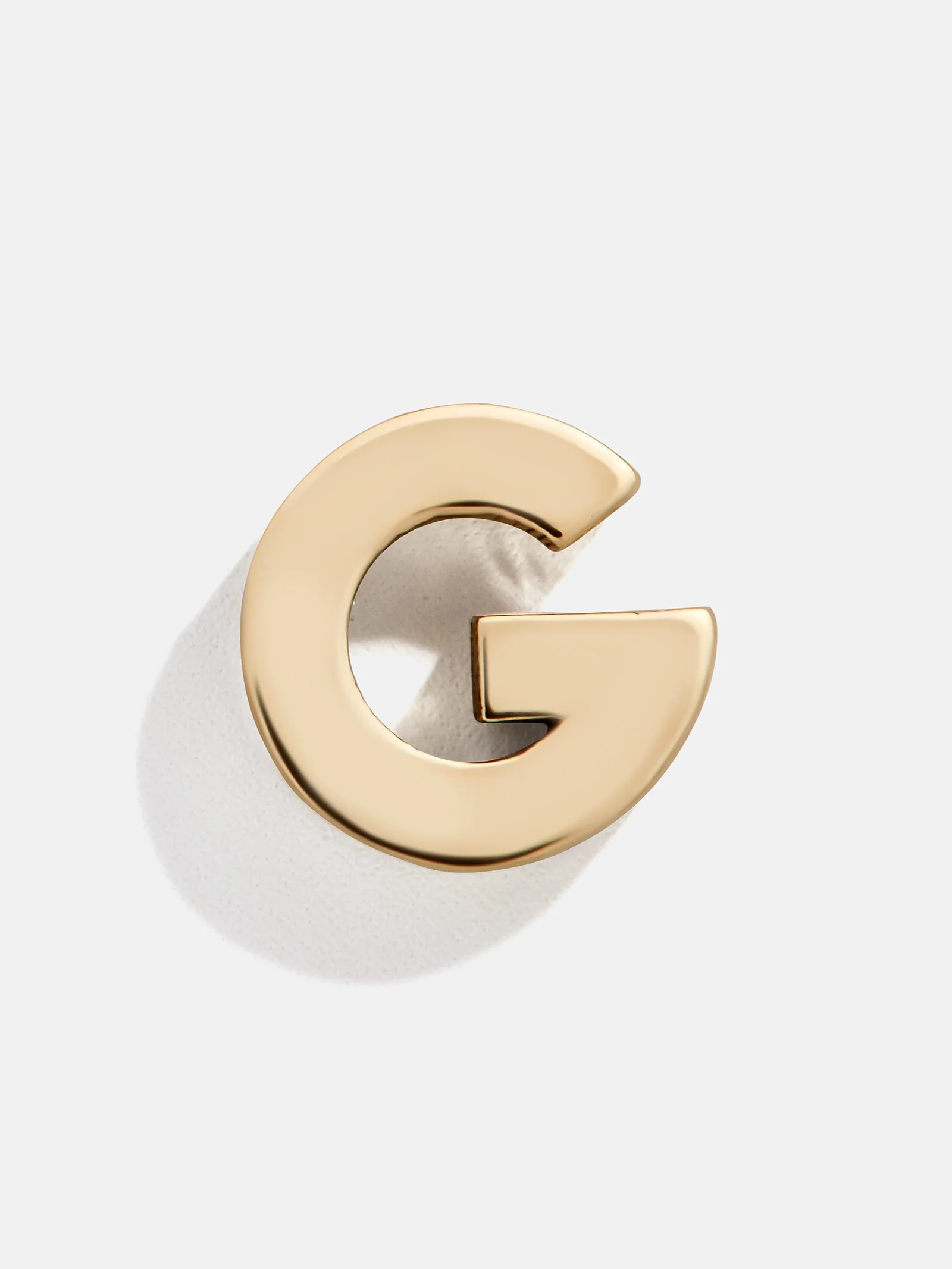 Single 14K Solid Gold Initial Earring - Gold - Image 10