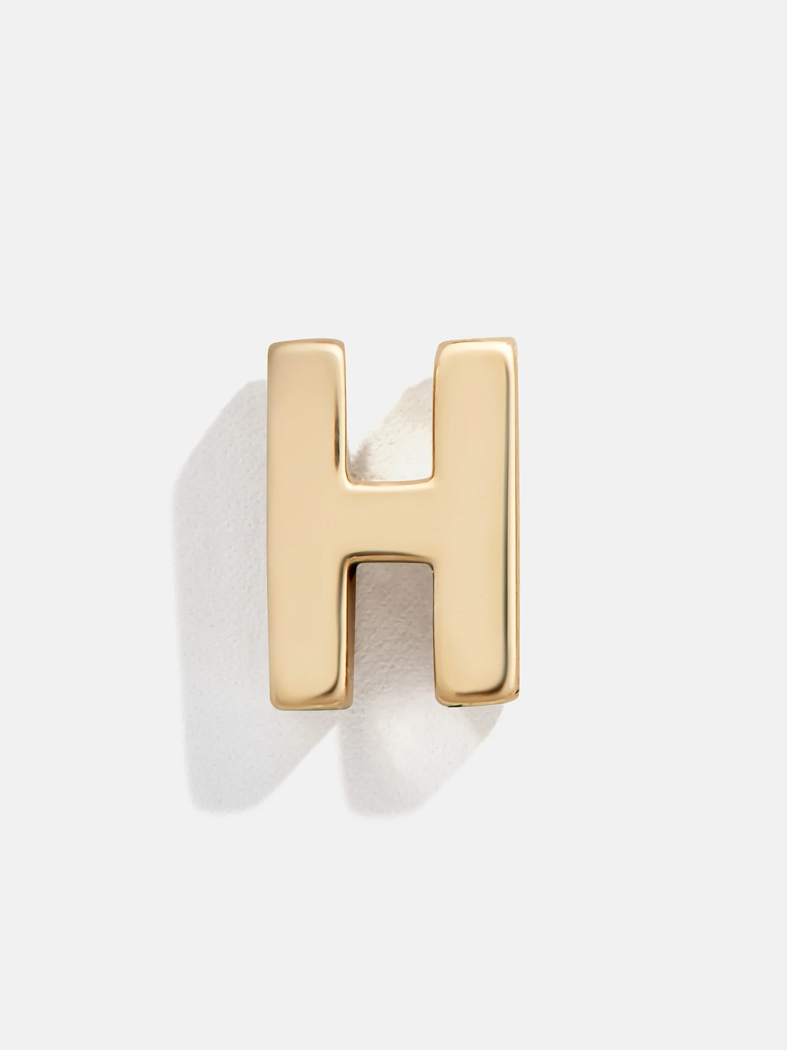Single 14K Solid Gold Initial Earring - Gold - Image 11