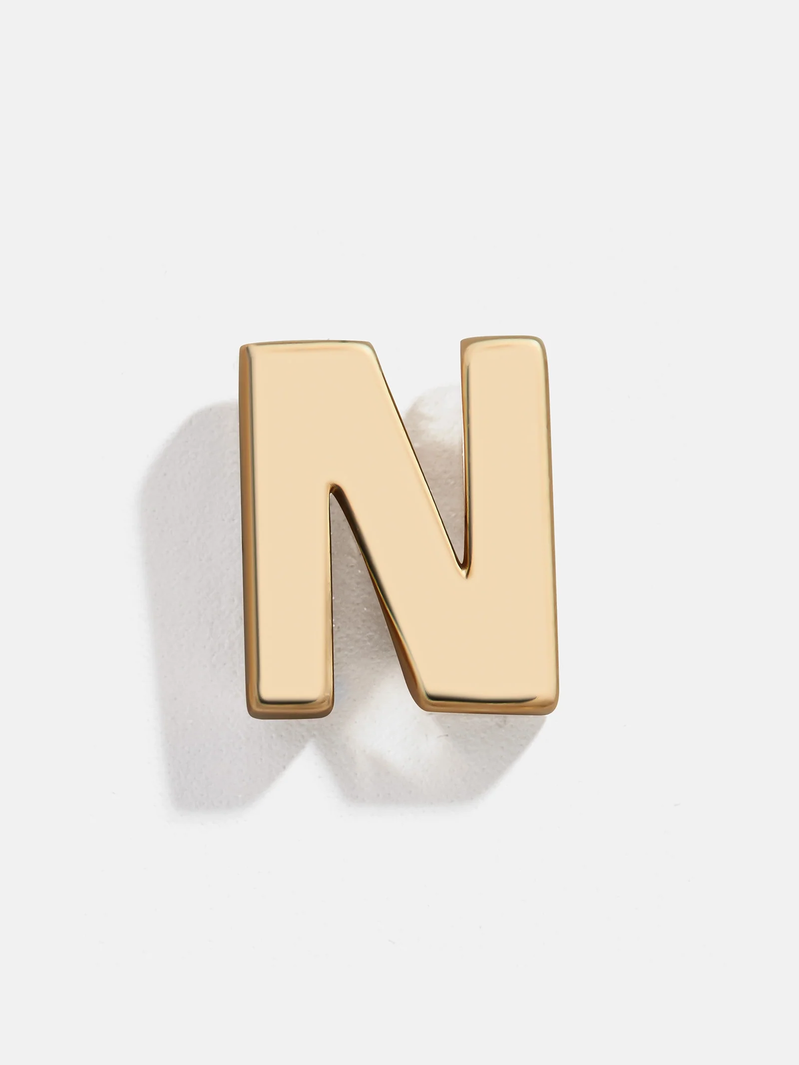 Single 14K Solid Gold Initial Earring - Gold - Image 17