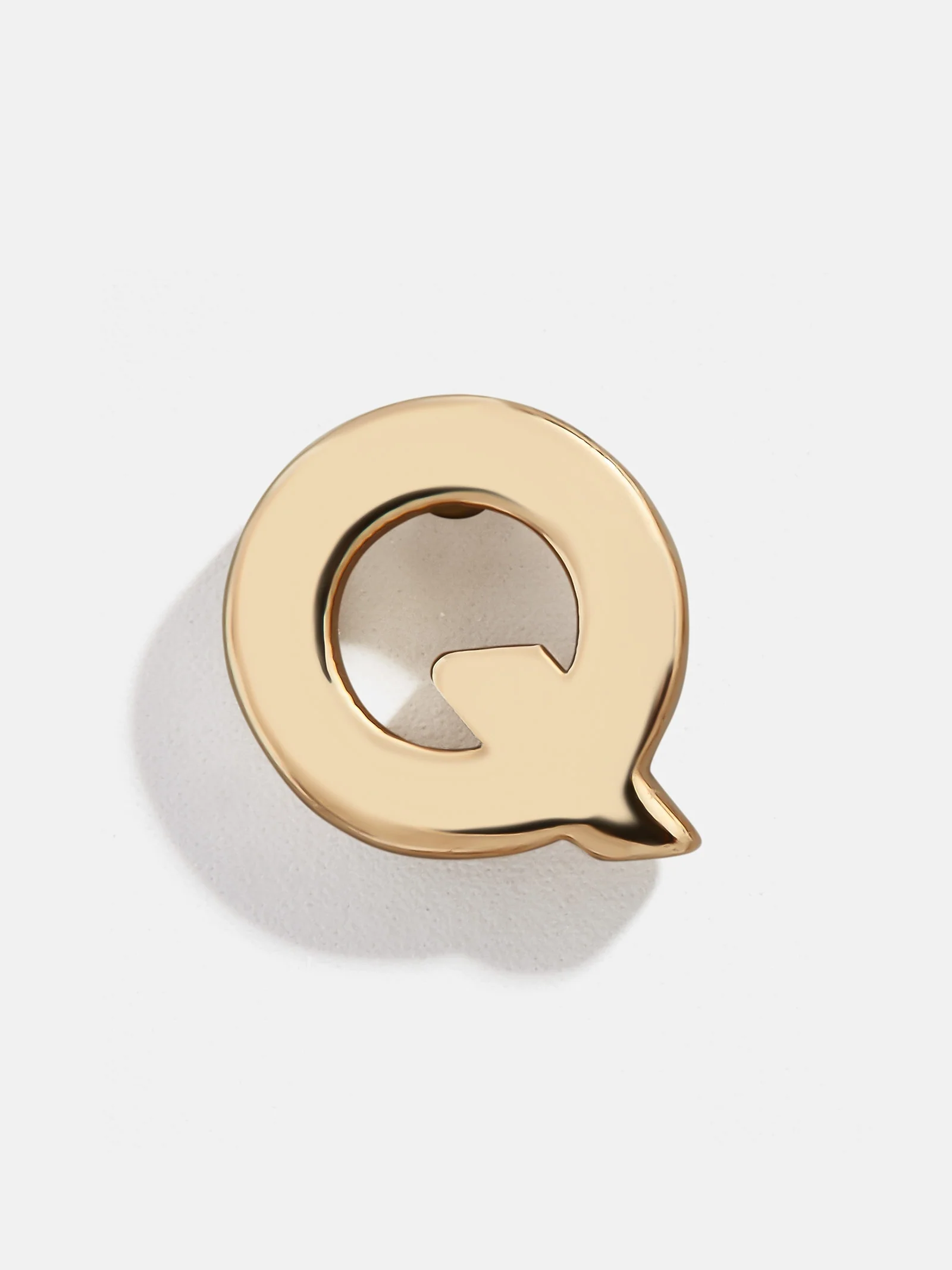 Single 14K Solid Gold Initial Earring - Gold - Image 20