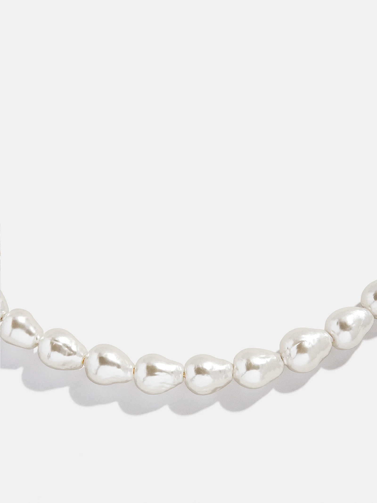 Ondine Pearl Collar Necklace - White - Image 4