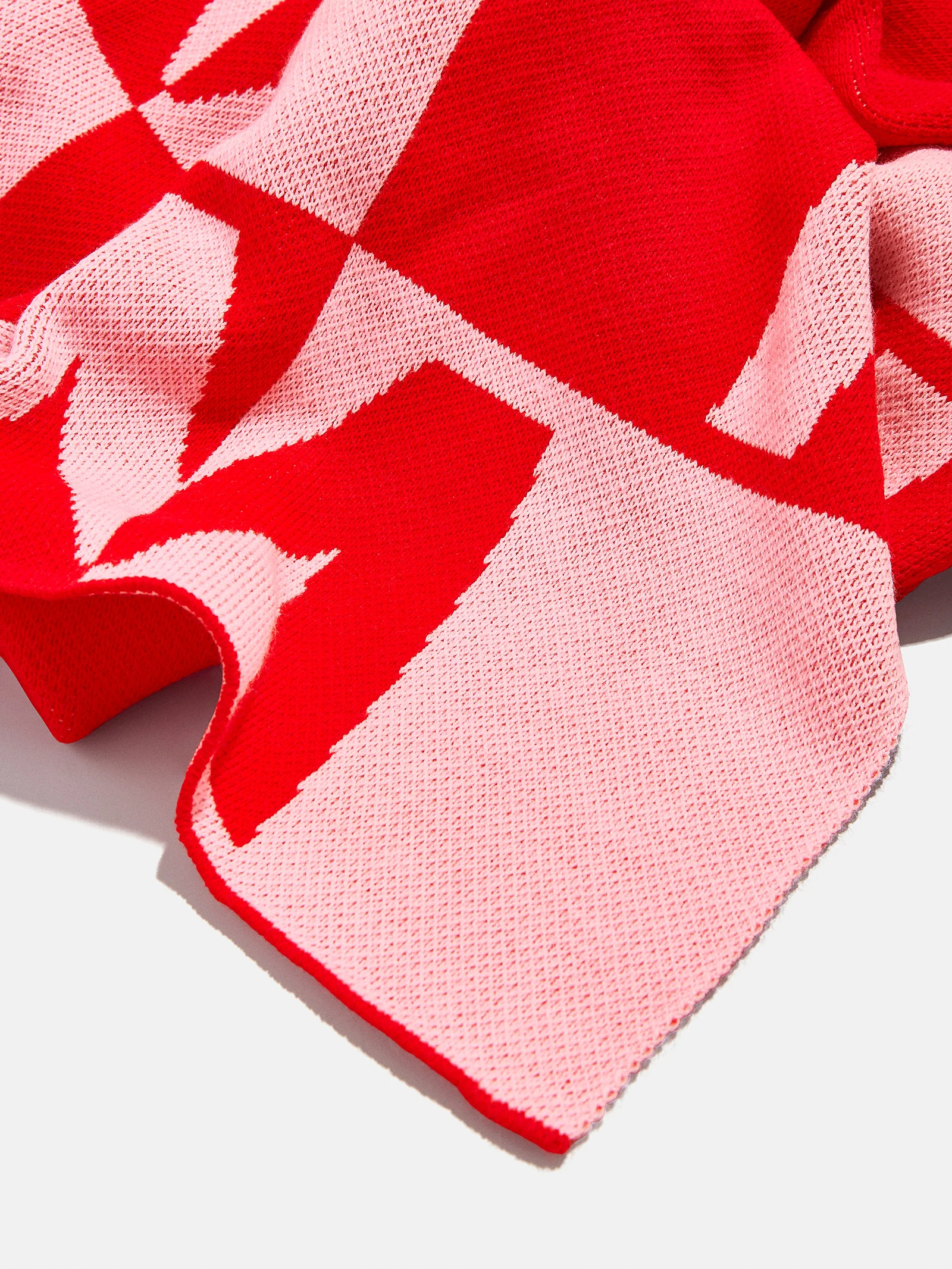 Opposites Attract Custom Blanket - Red/Pink - Image 3