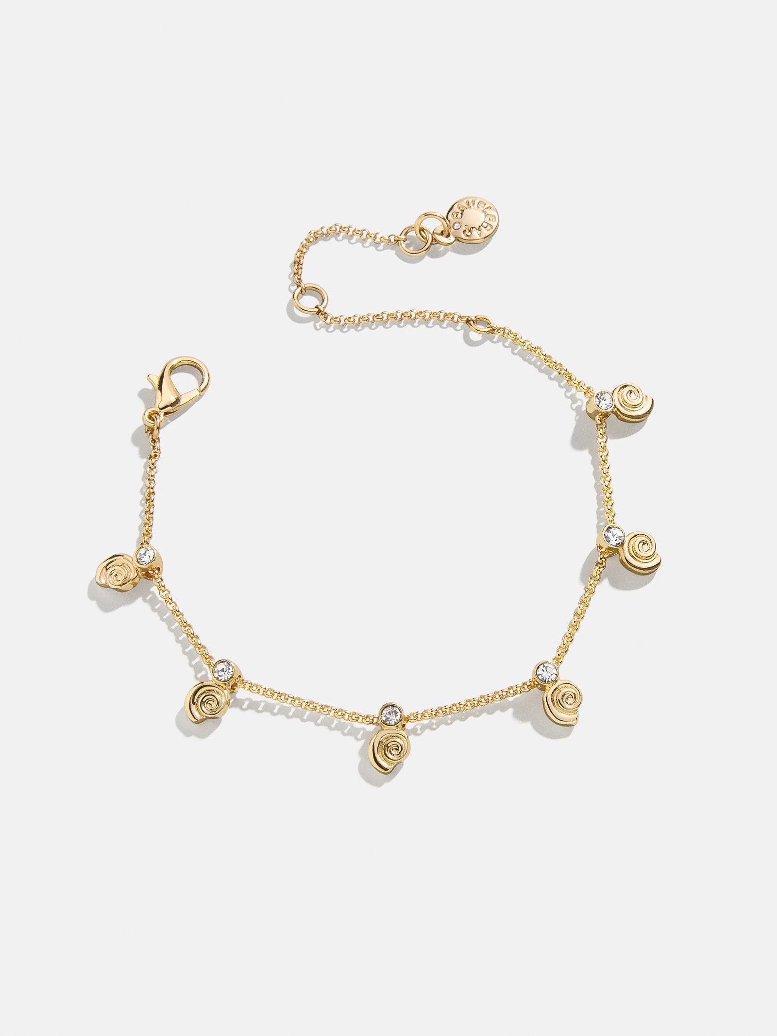 Pacifica Seashell Bracelet - Gold/Pavé - Image 4