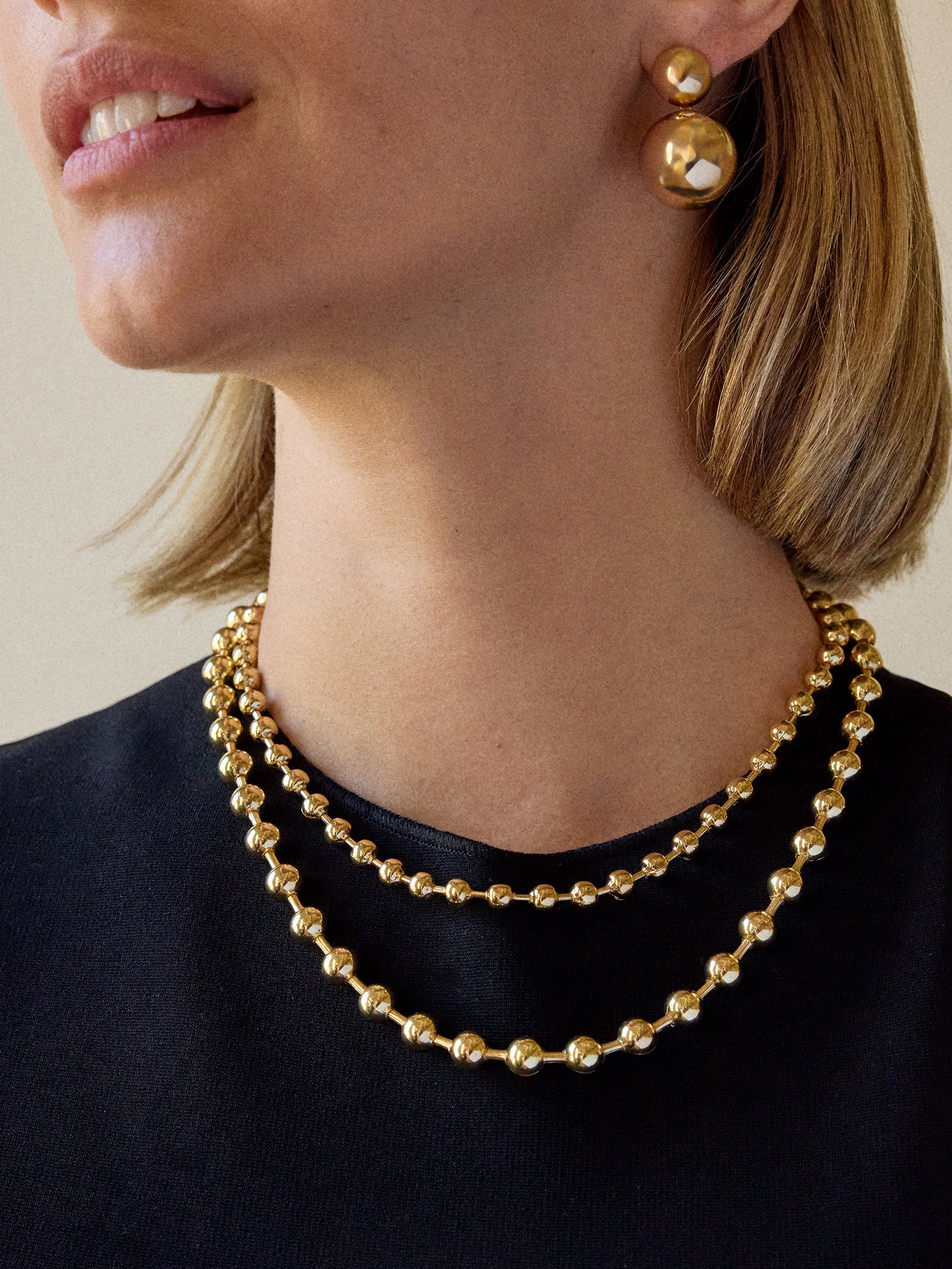 Pisa Layered Necklace - Gold - Image 2