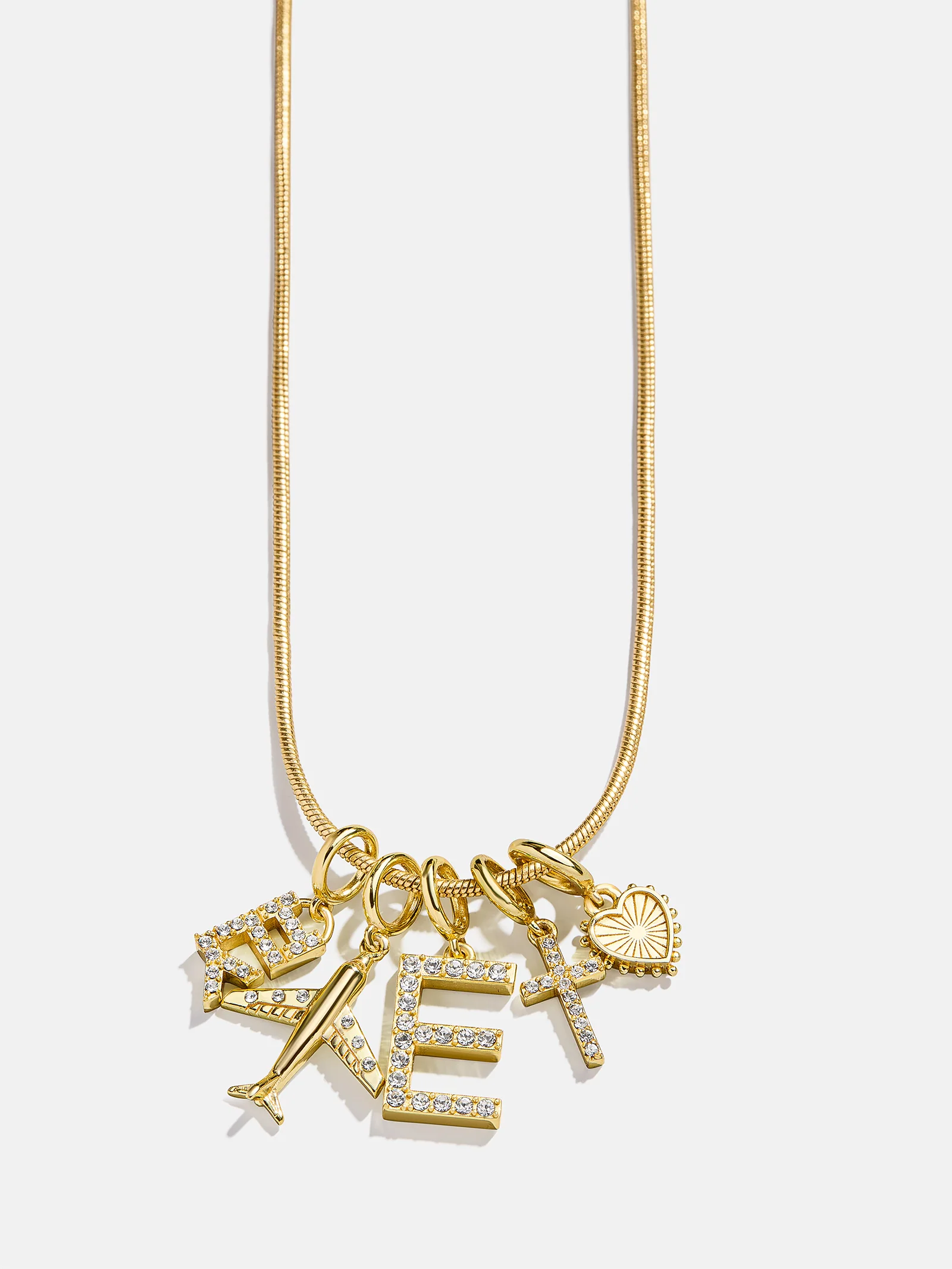 Pavé Initial Cluster Charm - Y - Image 3