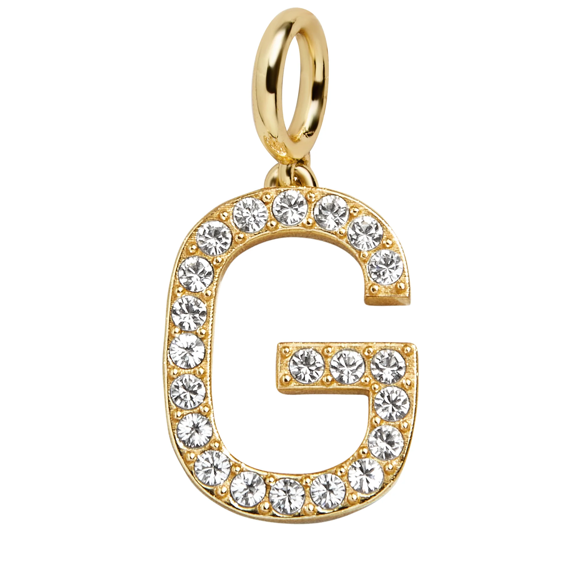 Pavé Initial Cluster Charm - G