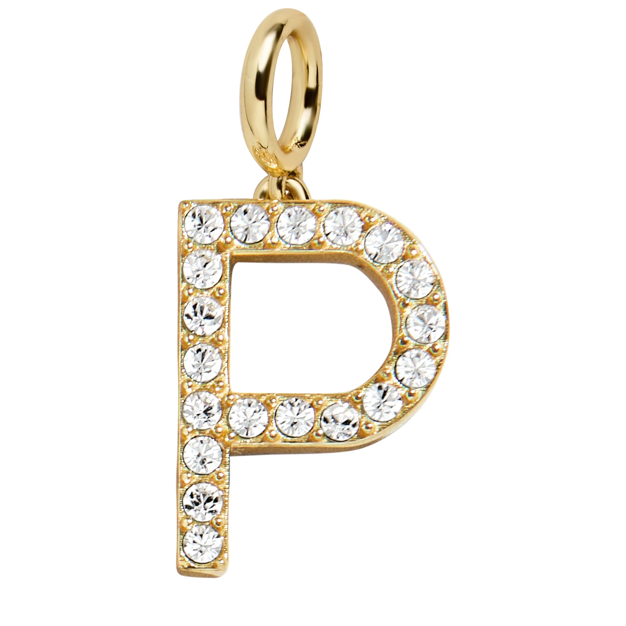 Pavé Initial Cluster Charm - P