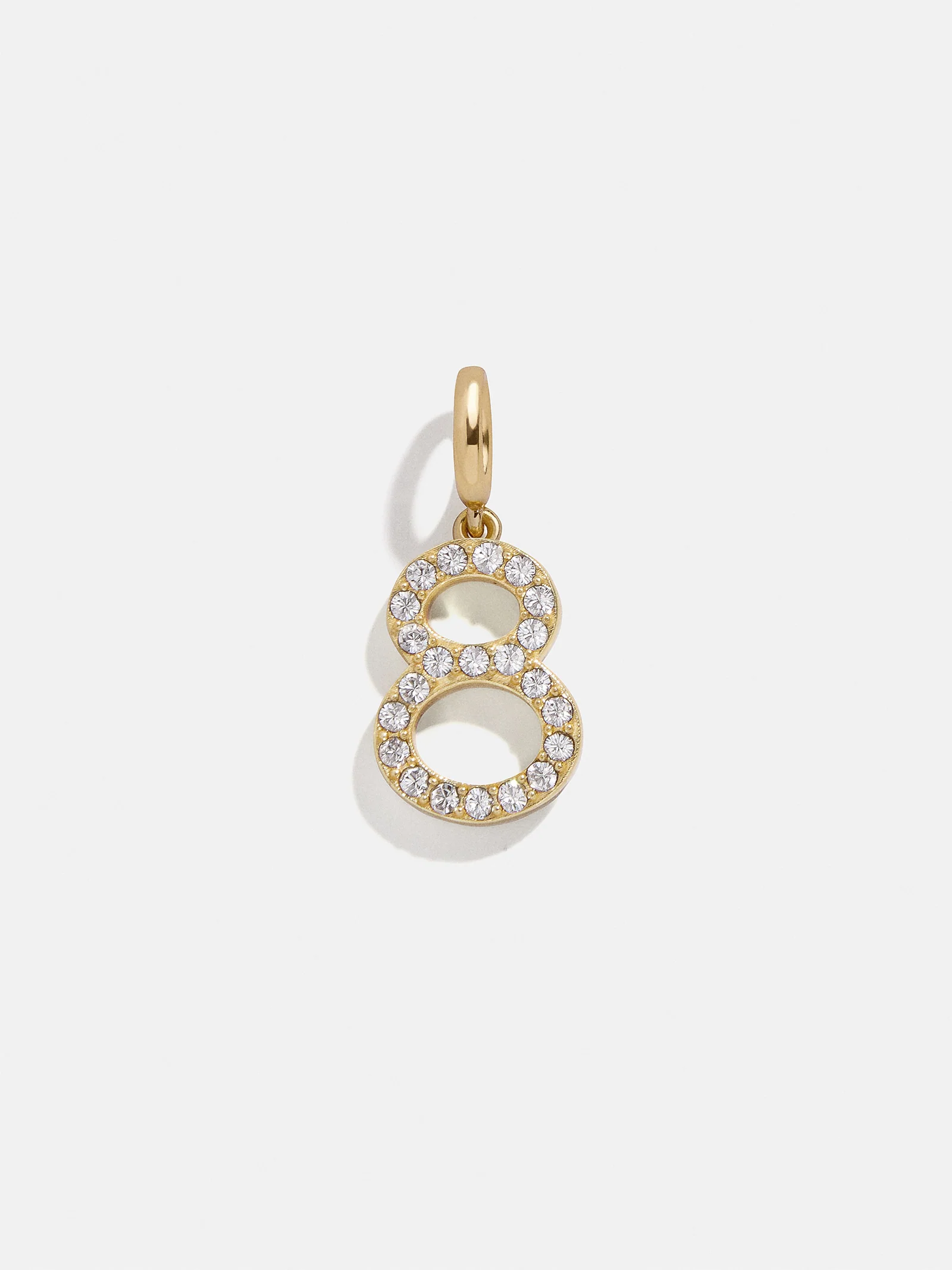Pavé Number Cluster Charm - 8
