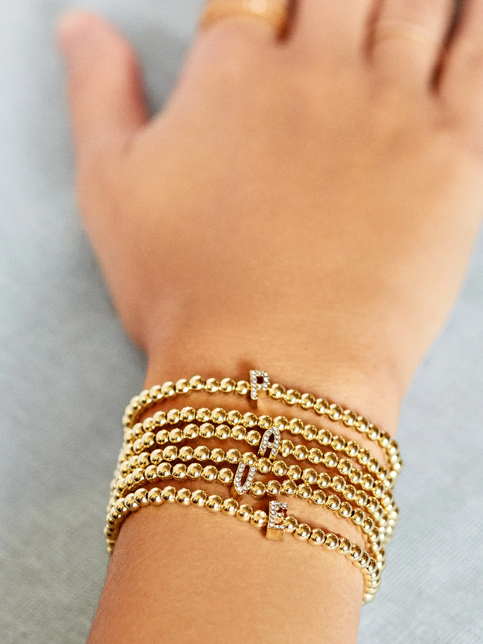Initial Pisa Bracelet - Pavé Vertical - Image 29