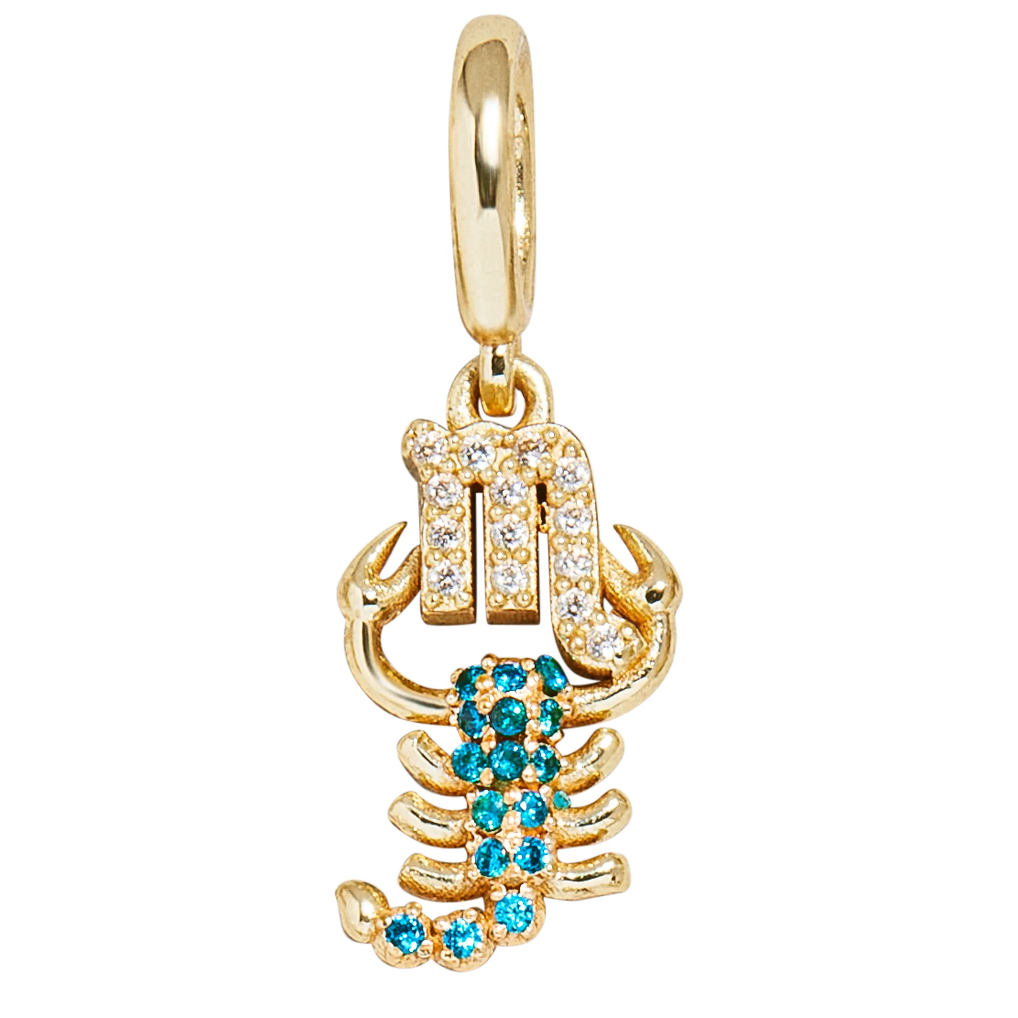 Pavé Zodiac Cluster Charm - Scorpio