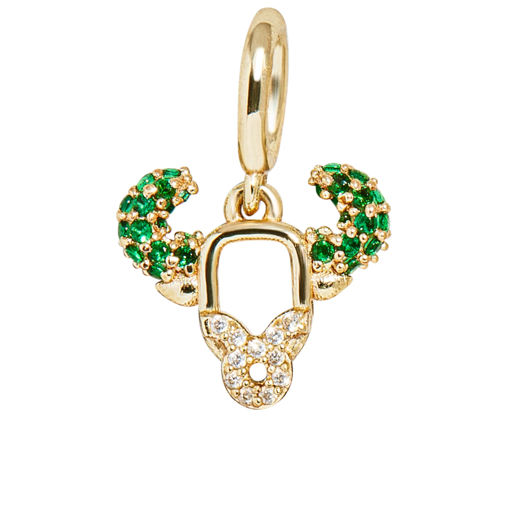 Pavé Zodiac Cluster Charm - Taurus
