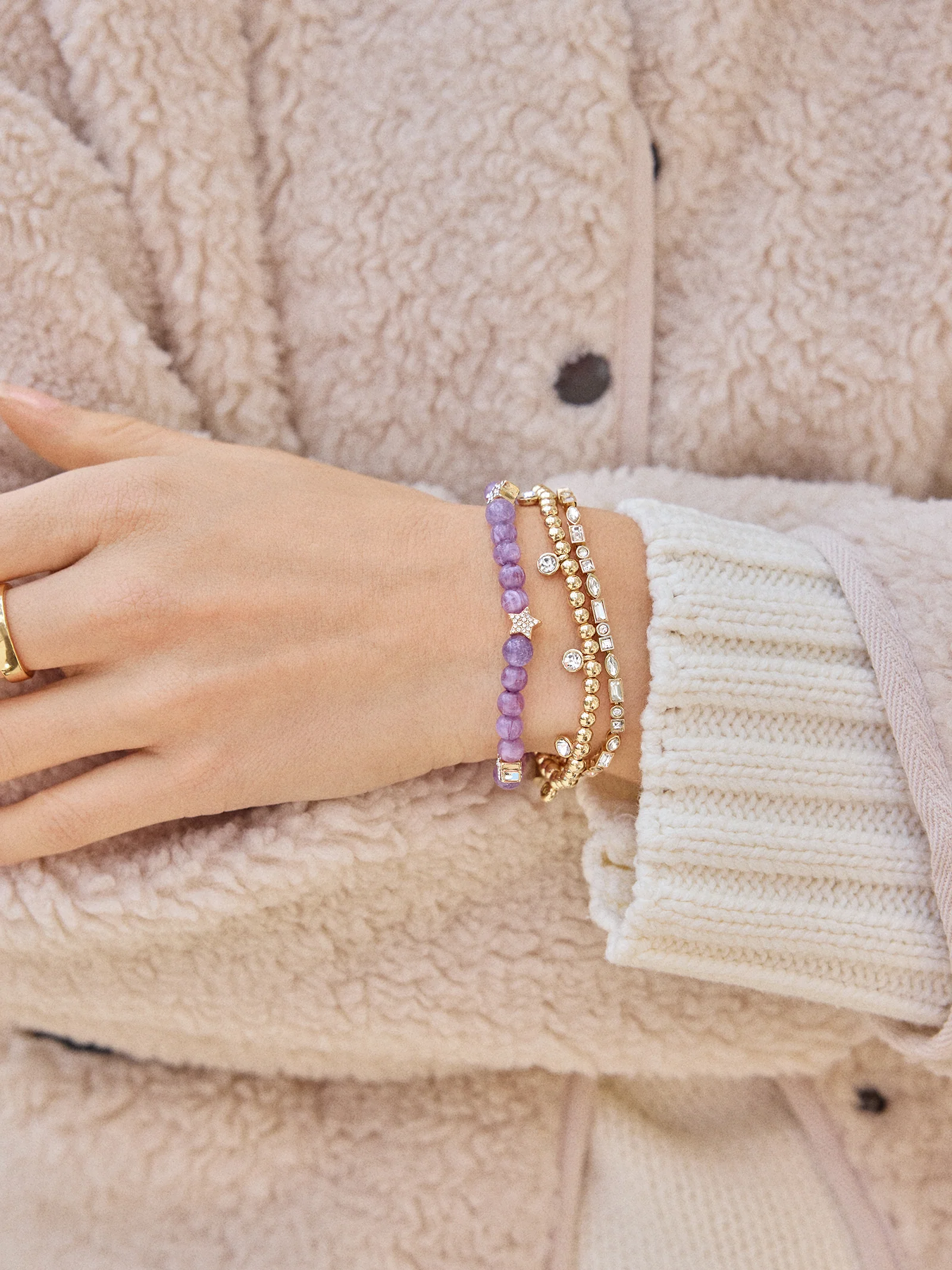 Peace of Mind Semi-Precious Bracelet - Star - Image 2