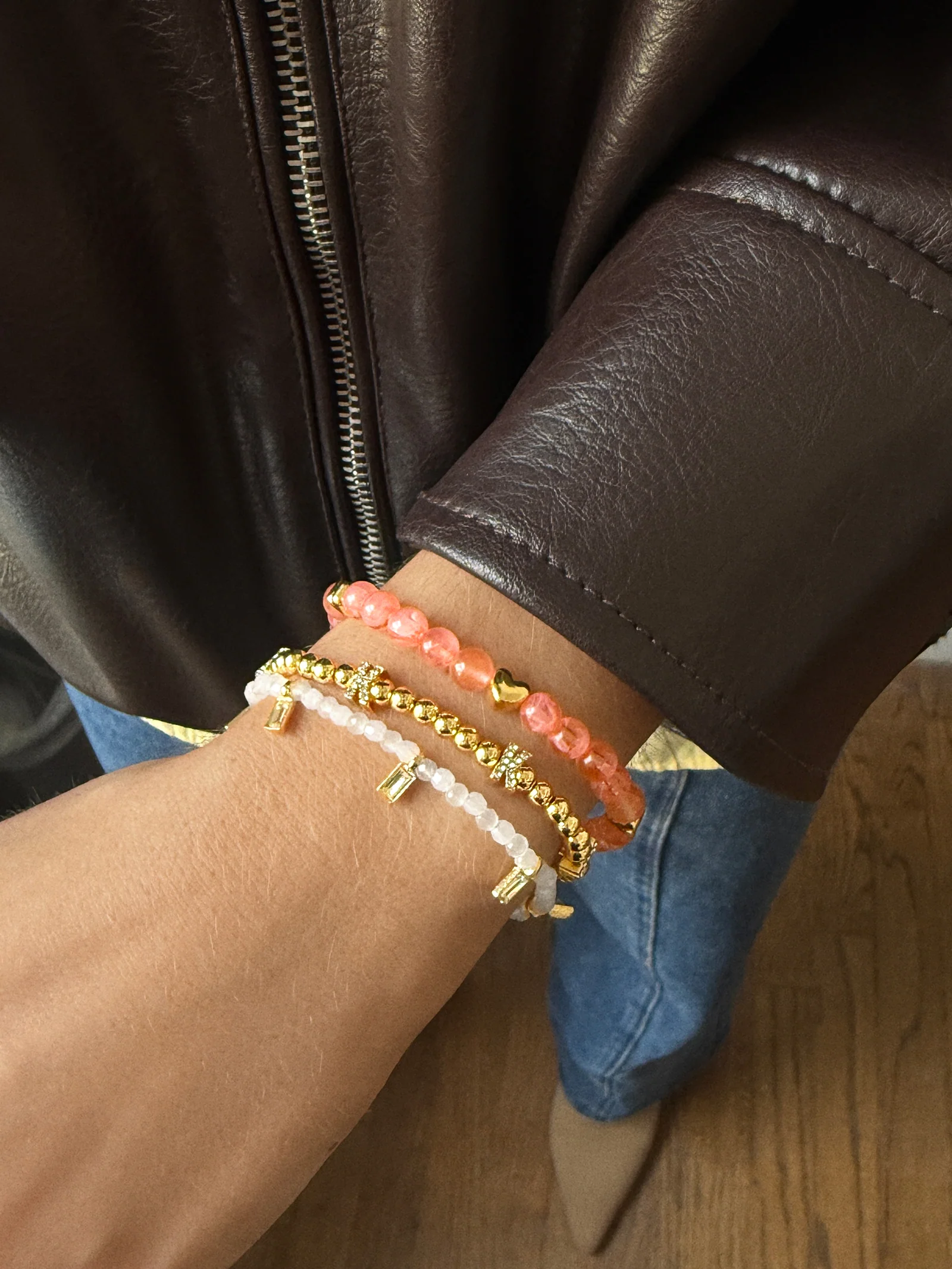 Peace of Mind Semi-Precious Bracelet - Heart - Image 2