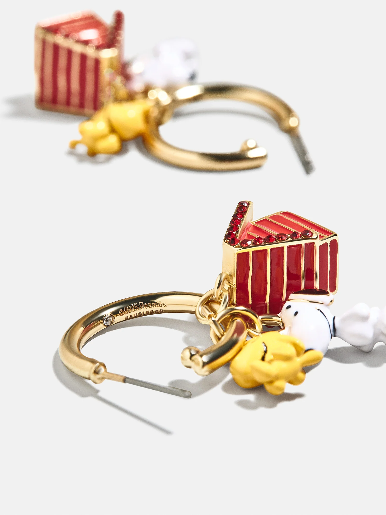 Peanuts Snoopy & Woodstock Charm Earrings - Snoopy & Woodstock - Image 3