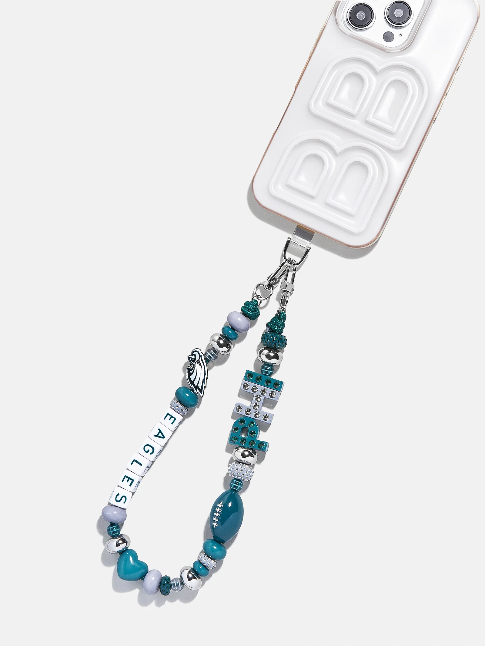 NFL Beaded Phone Charm - Philadelphia Eagles - Image 3
