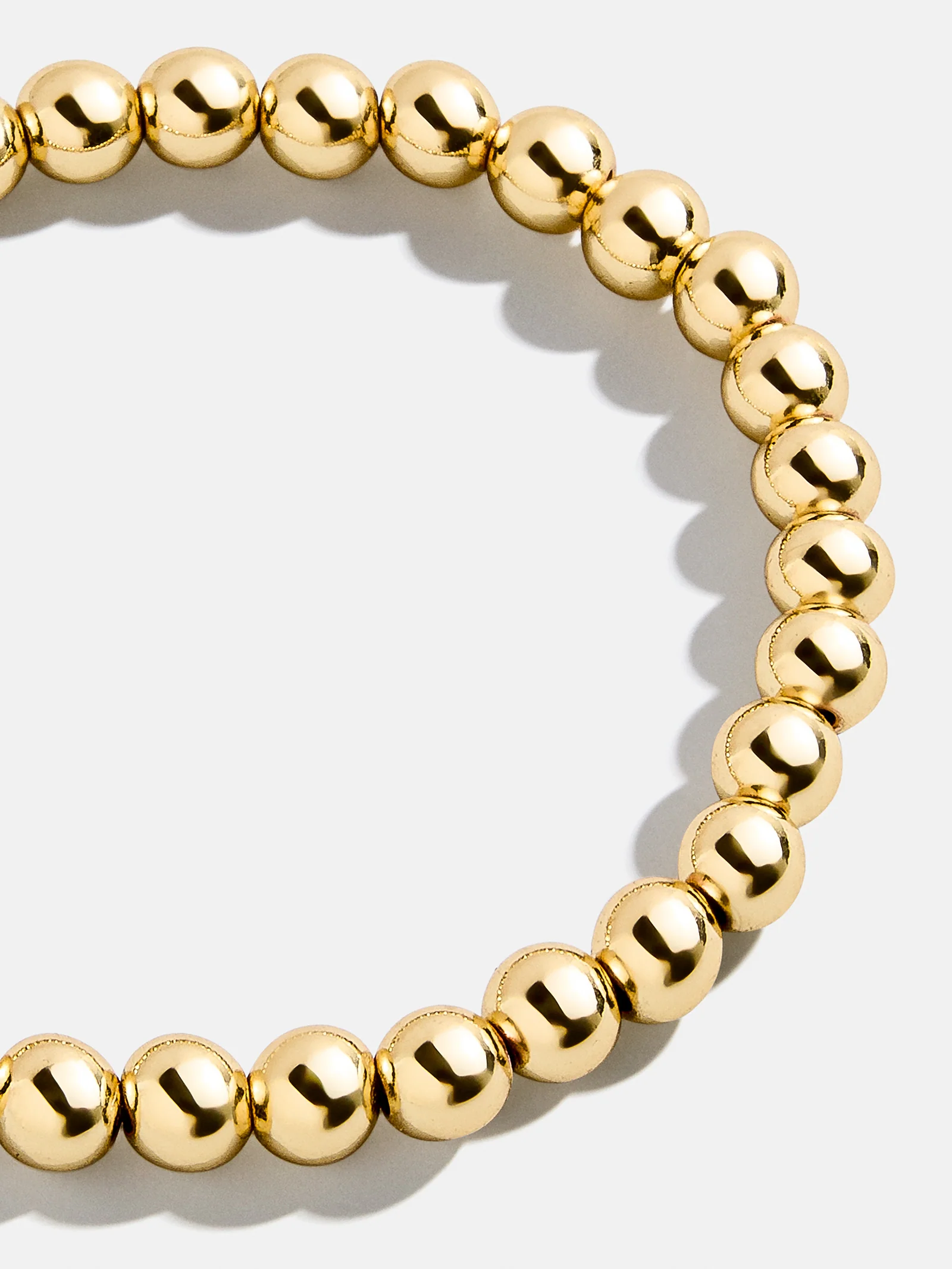 Gold Pisa Bracelet - 6MM Beads