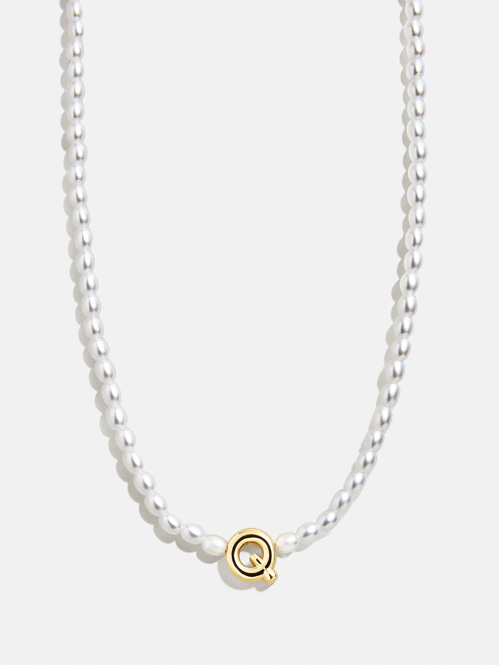 Playful Pearls Kids’ Initial Necklace - Gold/Pearl - Image 19