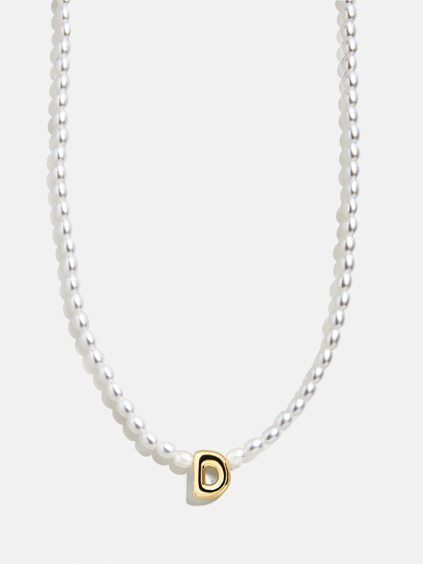 Playful Pearls Kids’ Initial Necklace - Gold/Pearl - Image 6