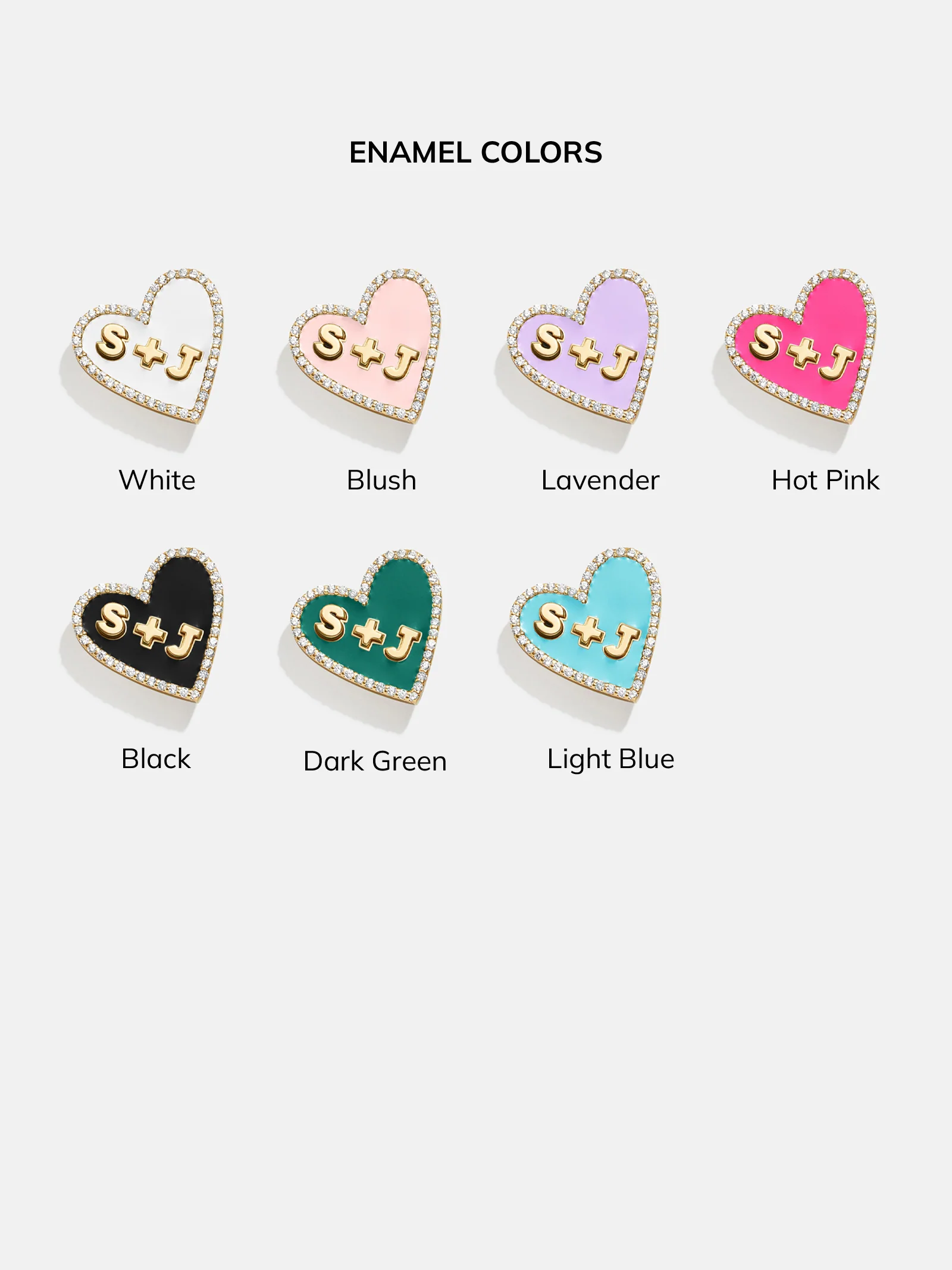Reversible 14K Gold Custom Heart Necklace - Gold/Pavé - Image 6