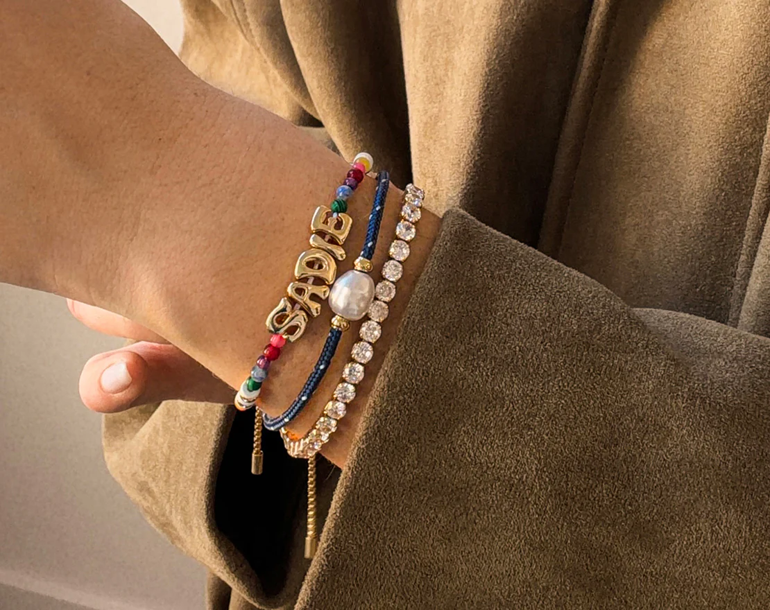Rowan Semi-Precious Custom Layered Bracelet - St. Barths - Image 4
