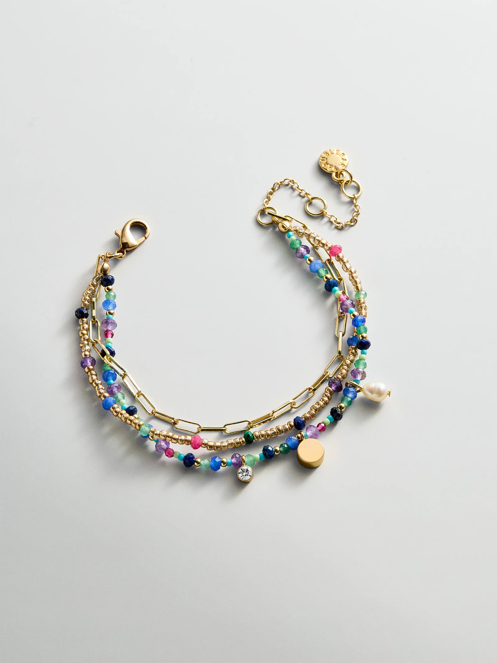 Rowan Semi-Precious Layered Bracelet - Positano - Image 3