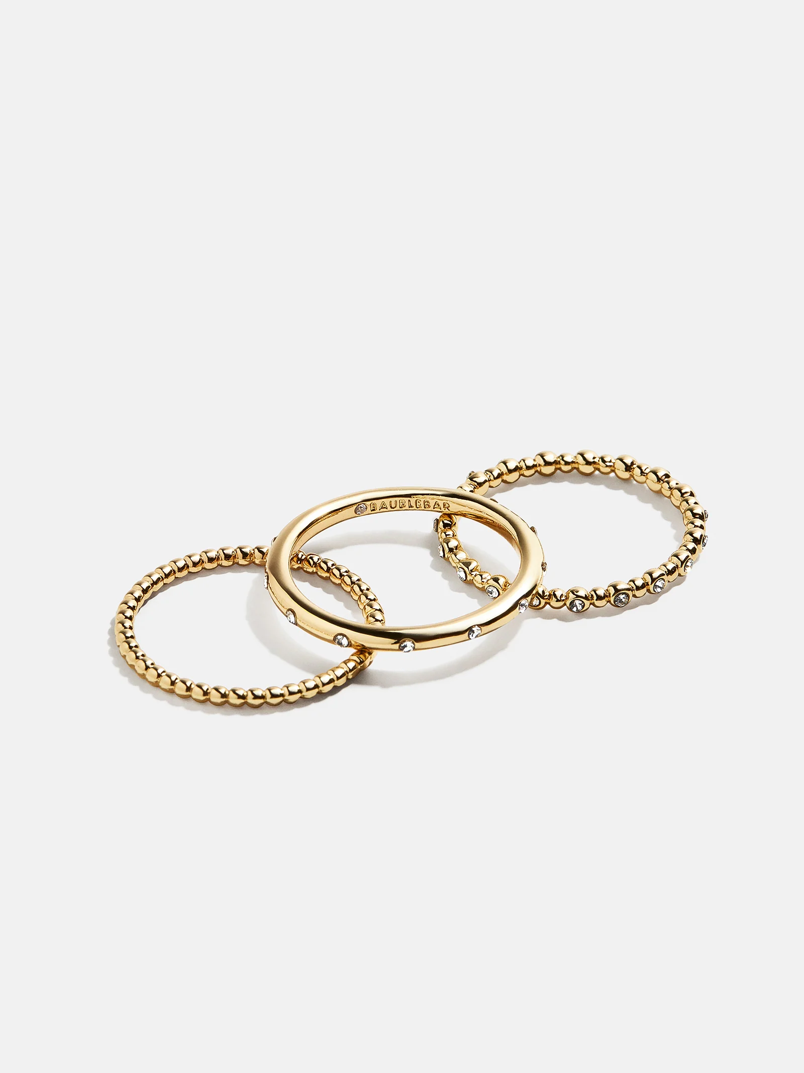 Gabriela Ring Set - Gold/Pavé - Image 3