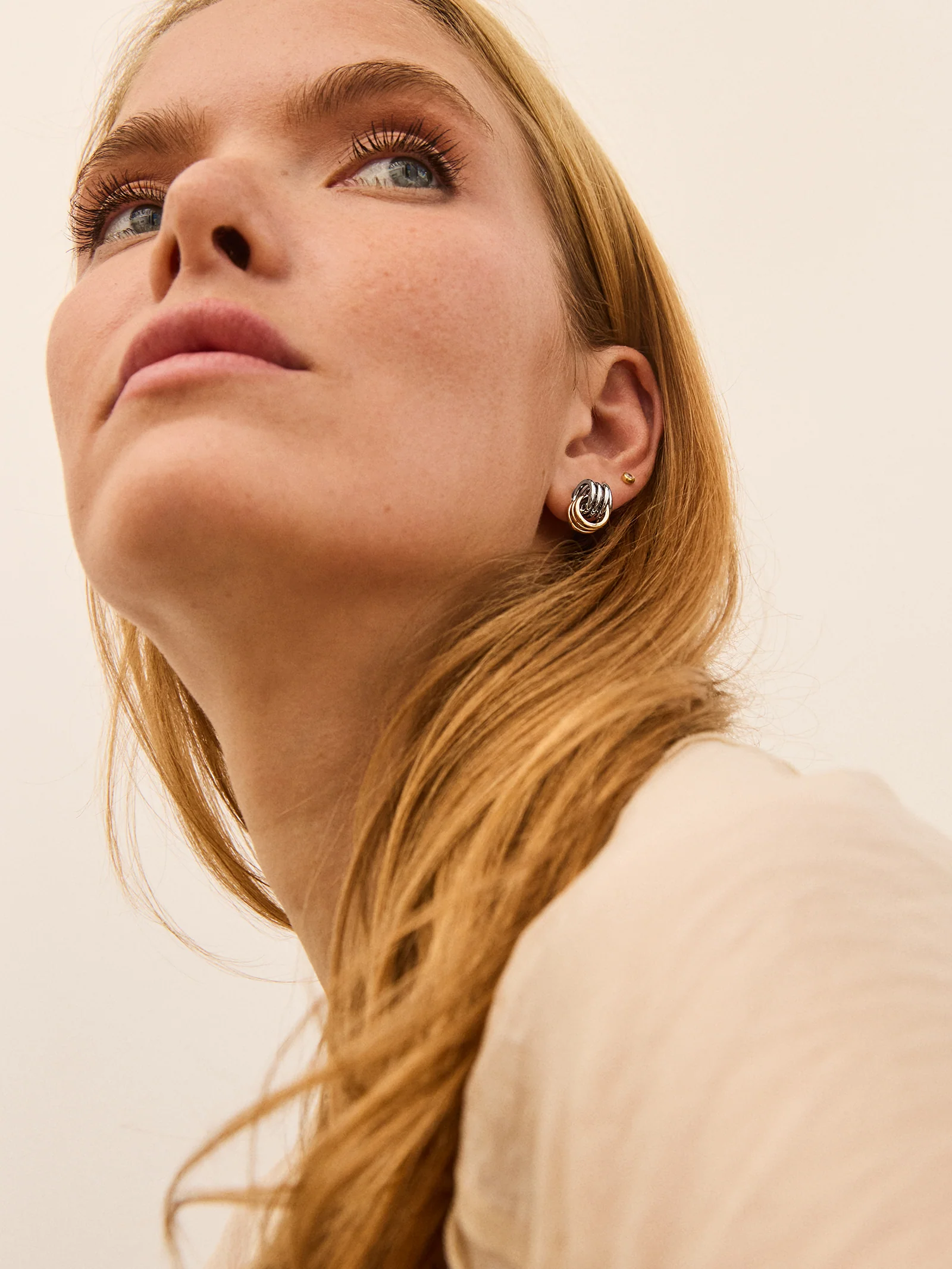 Shiloh Earrings - Gold/Silver - Image 2