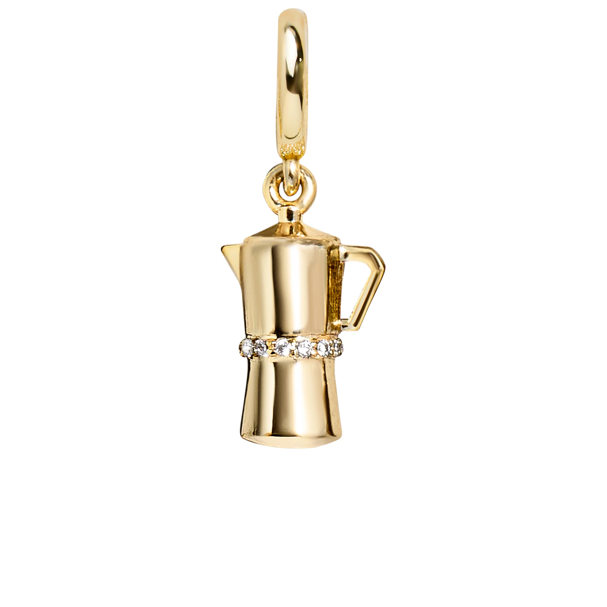 Snacks N' Sips Cluster Charm - Moka Pot
