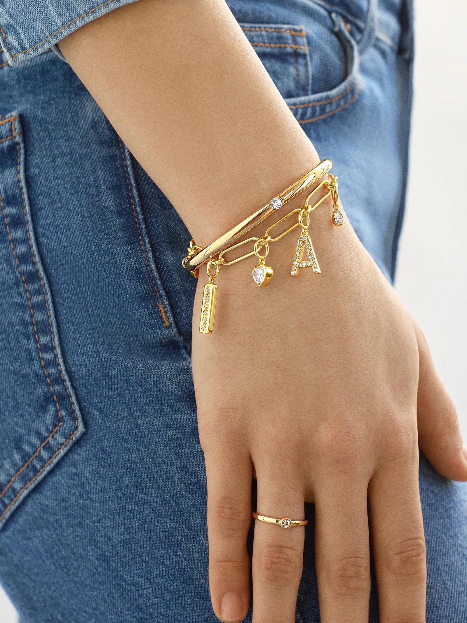 Spaced Custom Charm Bracelet - Spaced Charm Bracelet - Image 8
