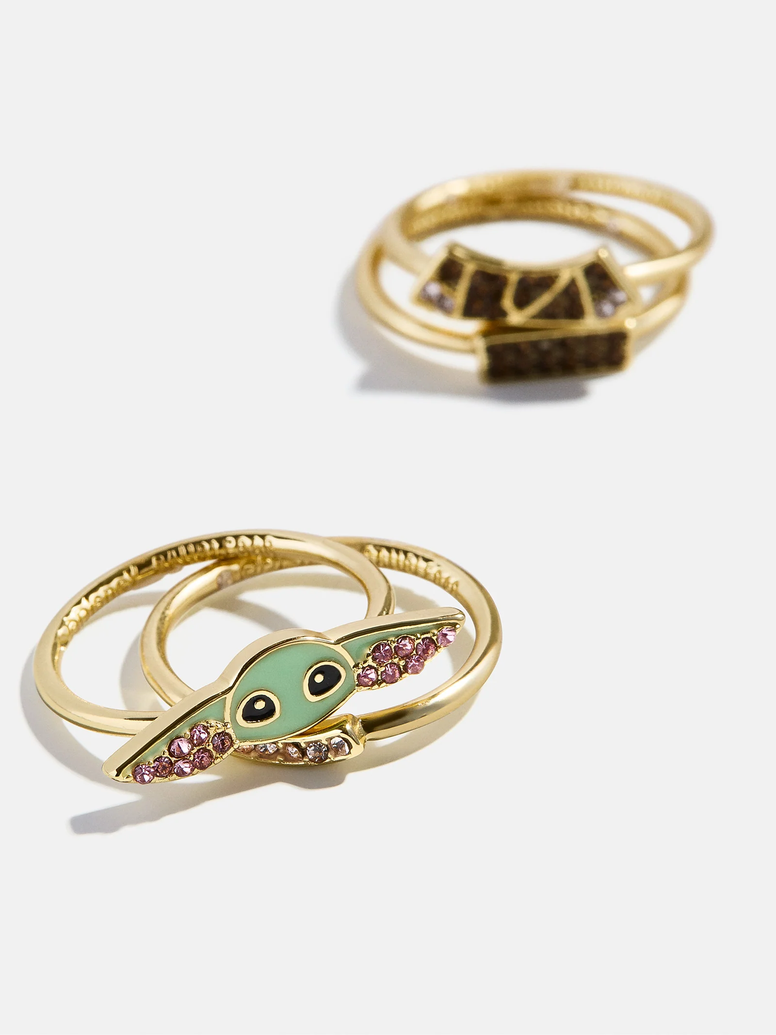 STAR WARS™ GROGU™ Ring Set - Gold/Green - Image 5