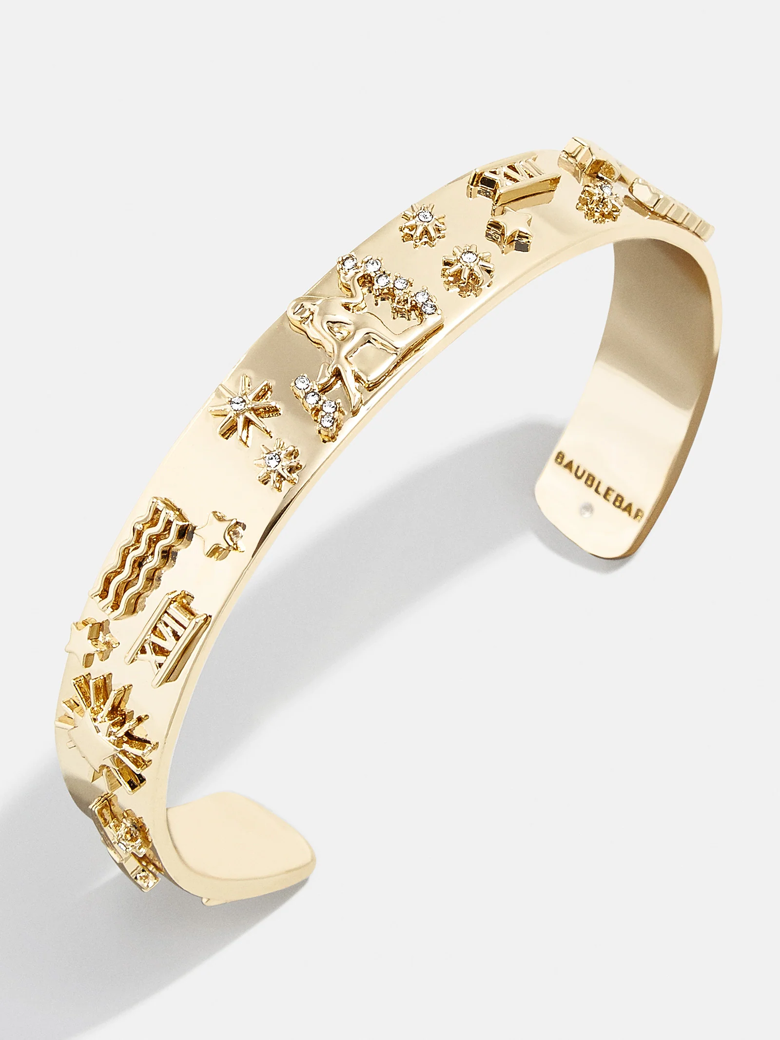 Tarot Card Cuff Bracelet - Gold - Image 3
