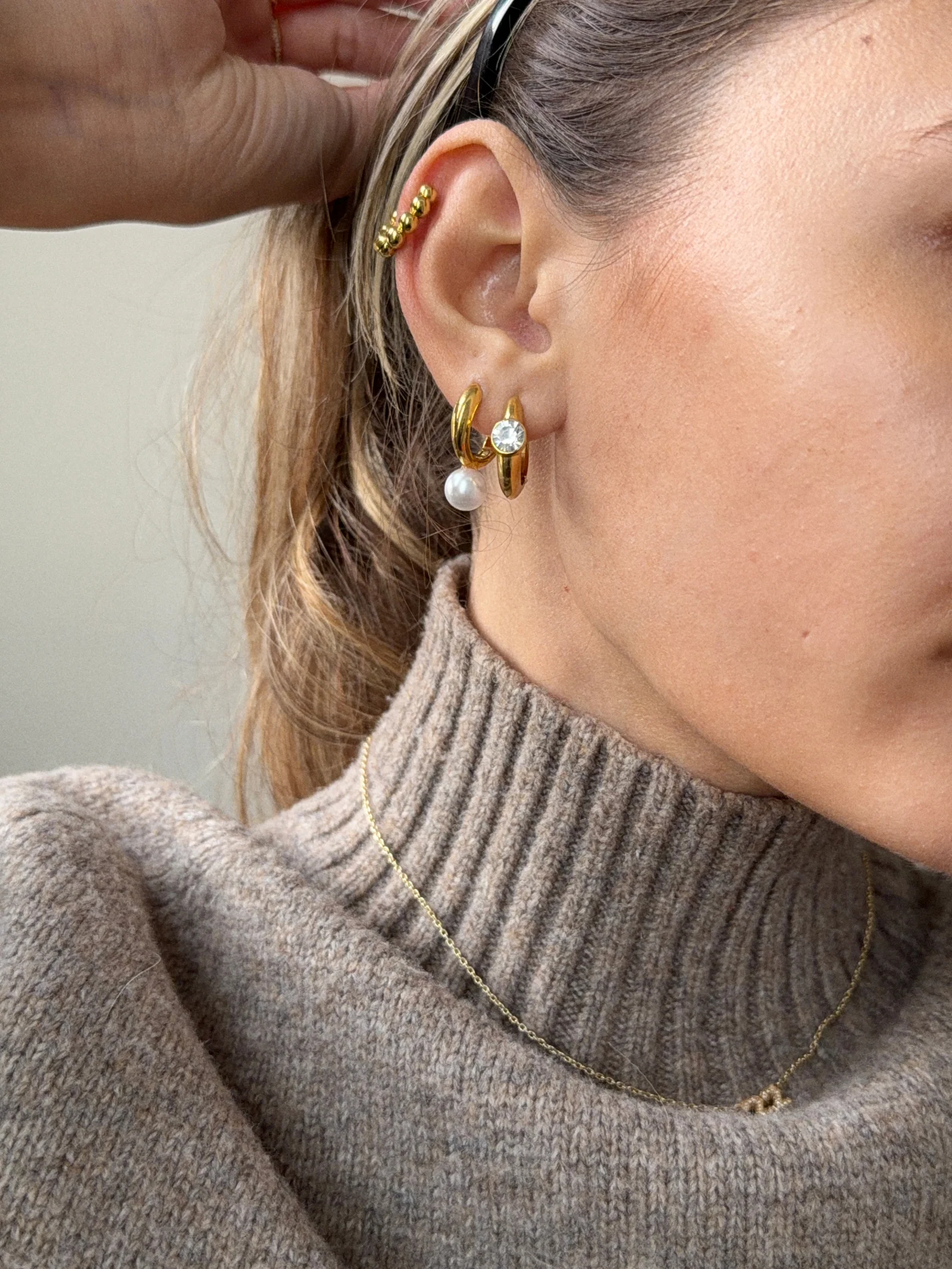 Tess Waterproof Earring Set - Tess Waterproof Earring Set - Image 2