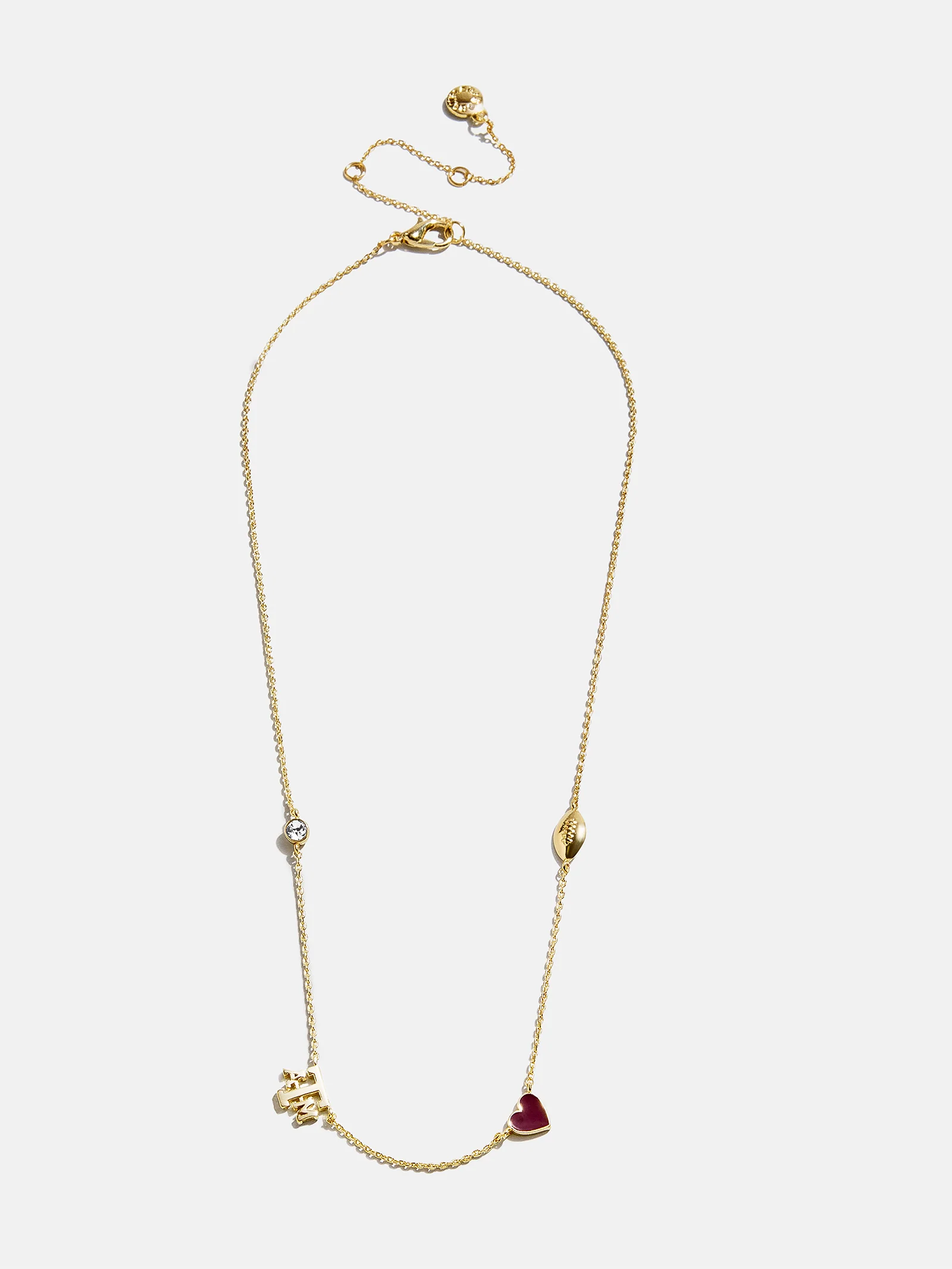 Texas A&M University Spaced Charm Necklace - Texas A&M University - Image 3