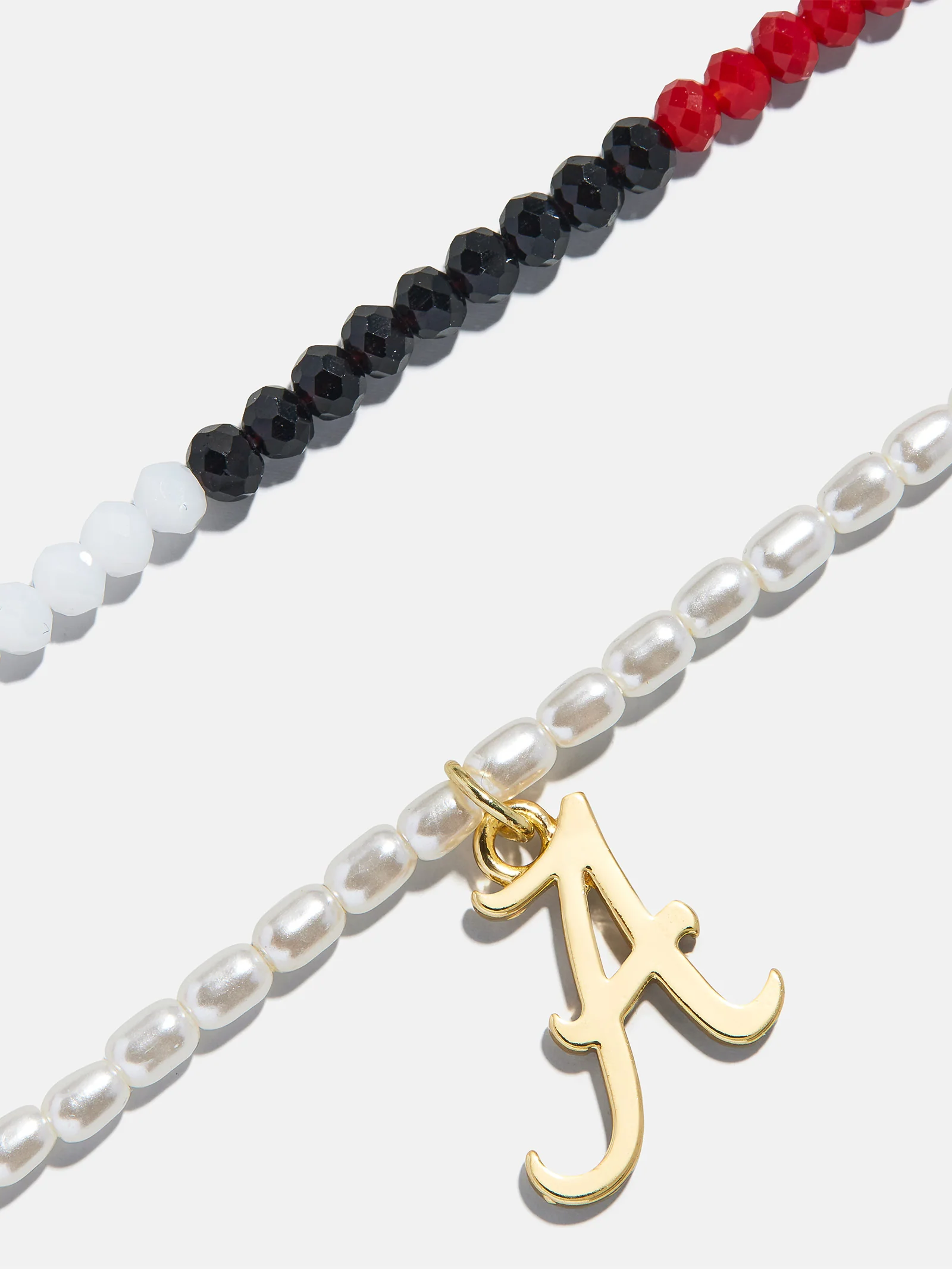 University of Alabama Beaded Logo Necklace Set - University of Alabama - Image 3