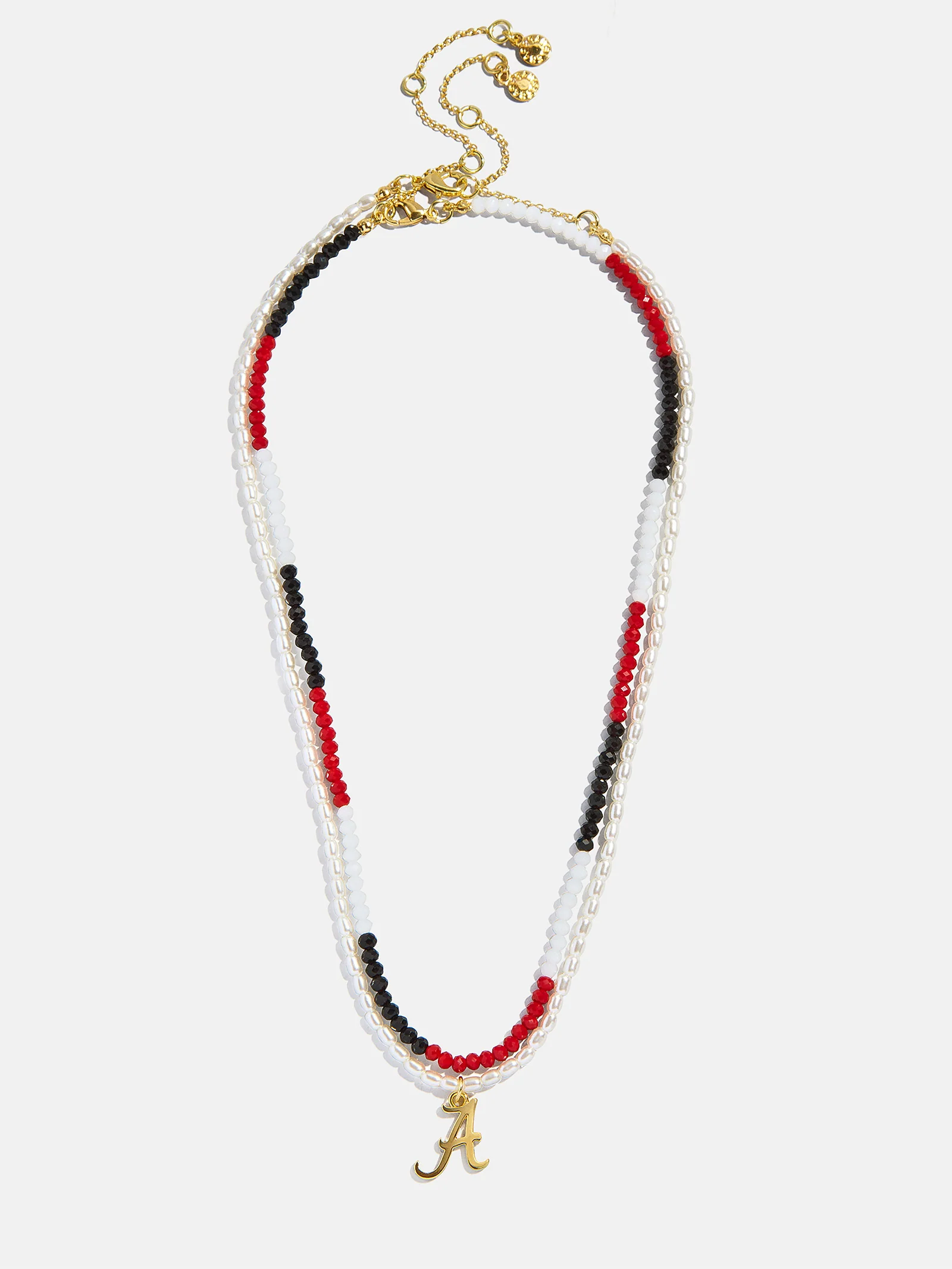 University of Alabama Beaded Logo Necklace Set - University of Alabama - Image 4